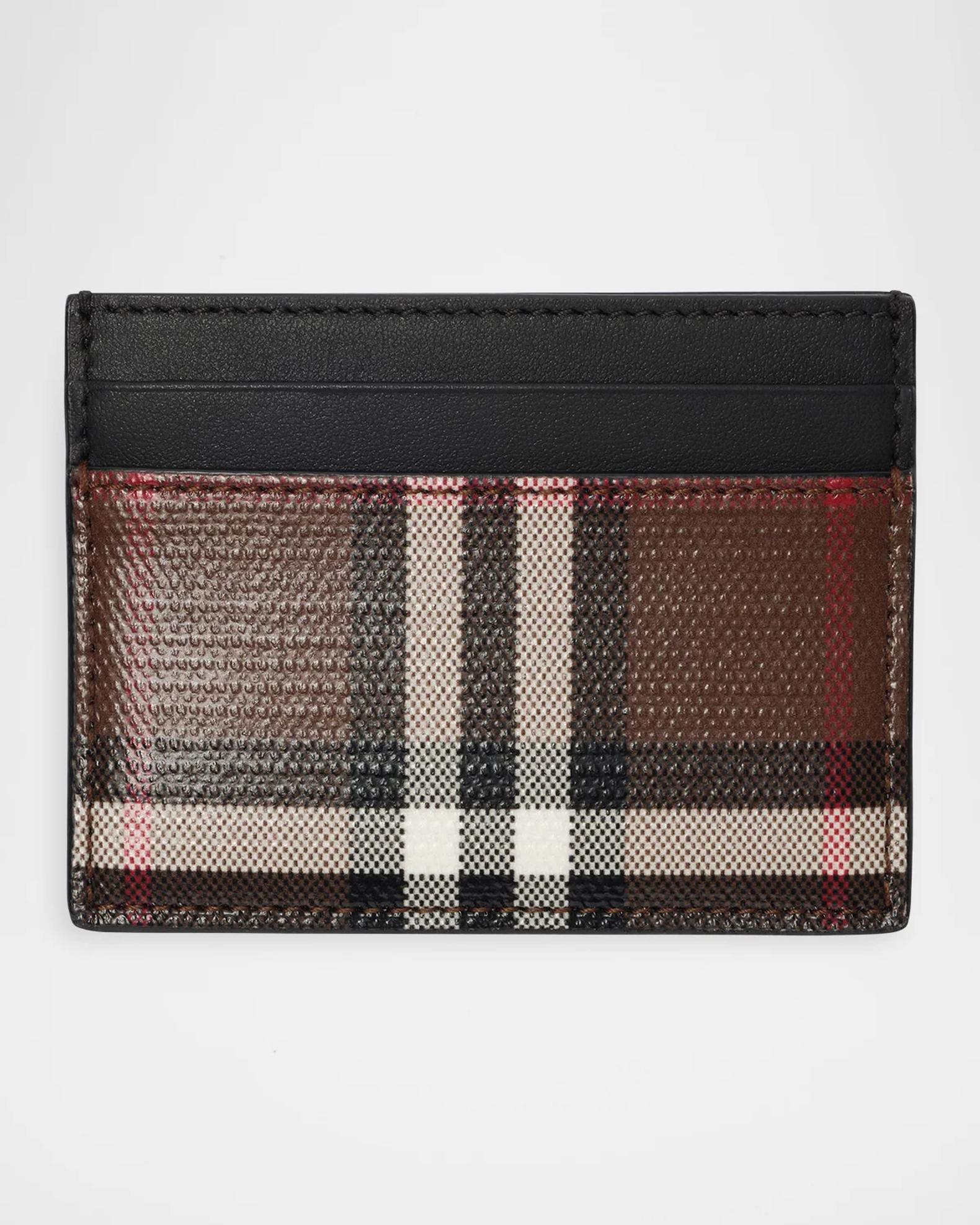 Burberry Sandon Check Card Case | Neiman Marcus