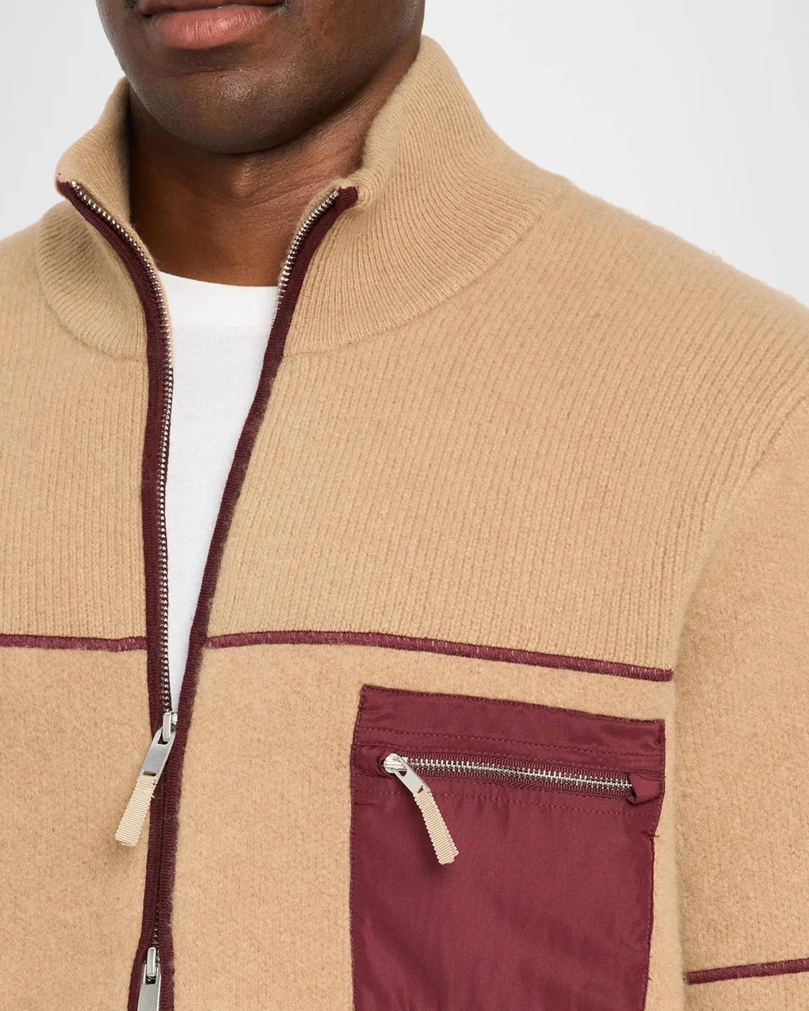 Guest in Residence Louis Felted Wool-Cashmere Zip-Front Jacket