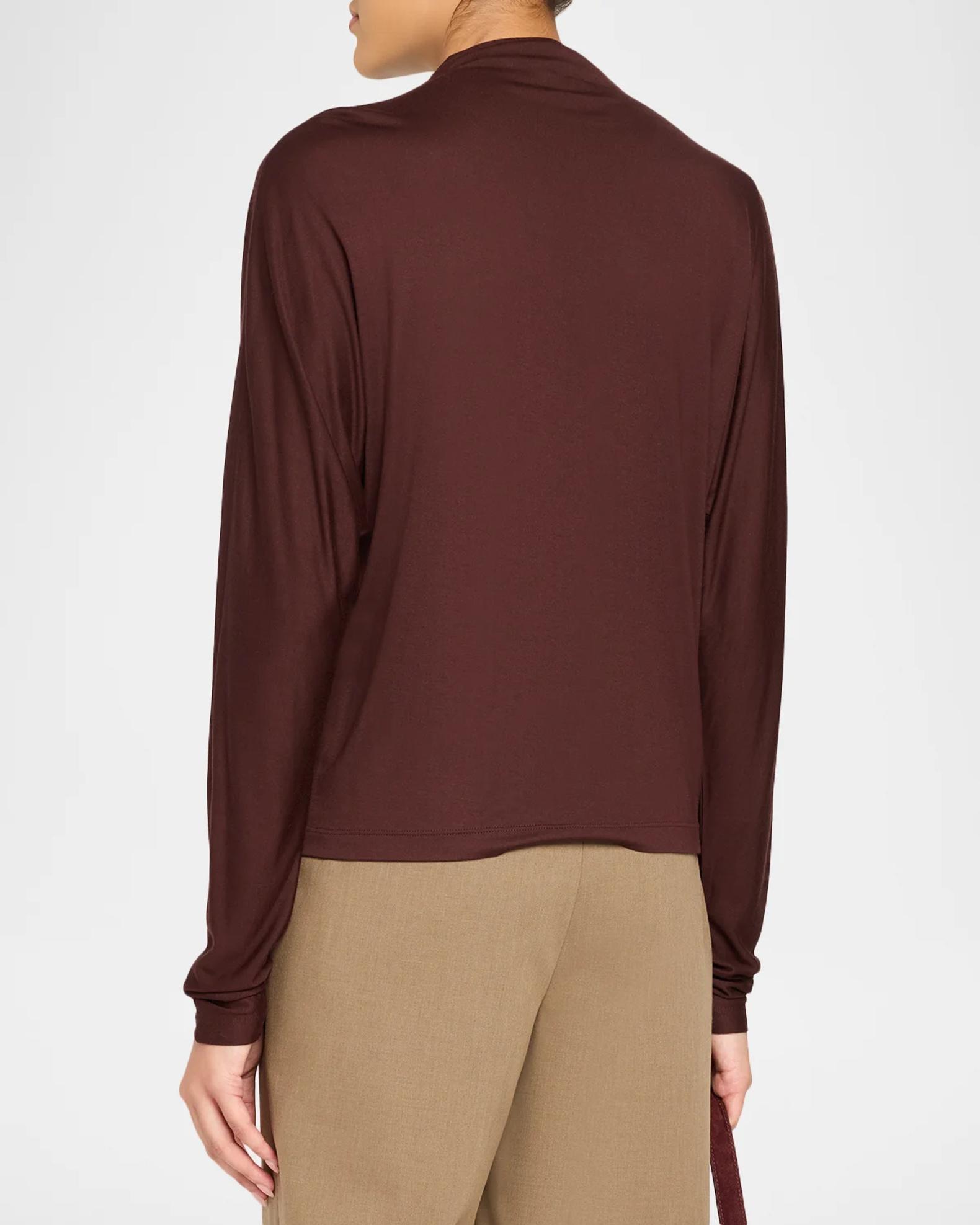 Vince Draped Funnel-Neck Dolman-Sleeve Top | Neiman Marcus