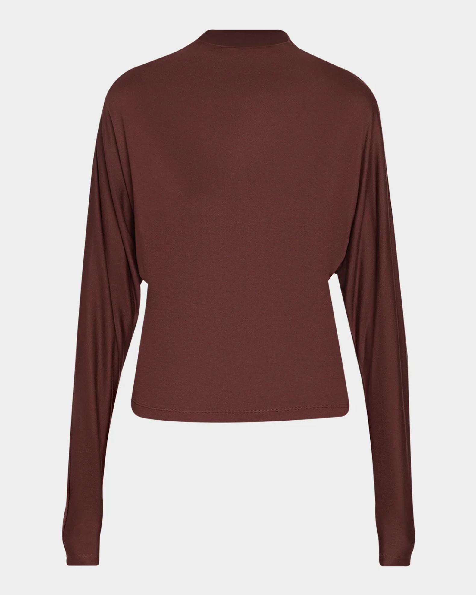 Vince Draped Funnel-Neck Dolman-Sleeve Top | Neiman Marcus