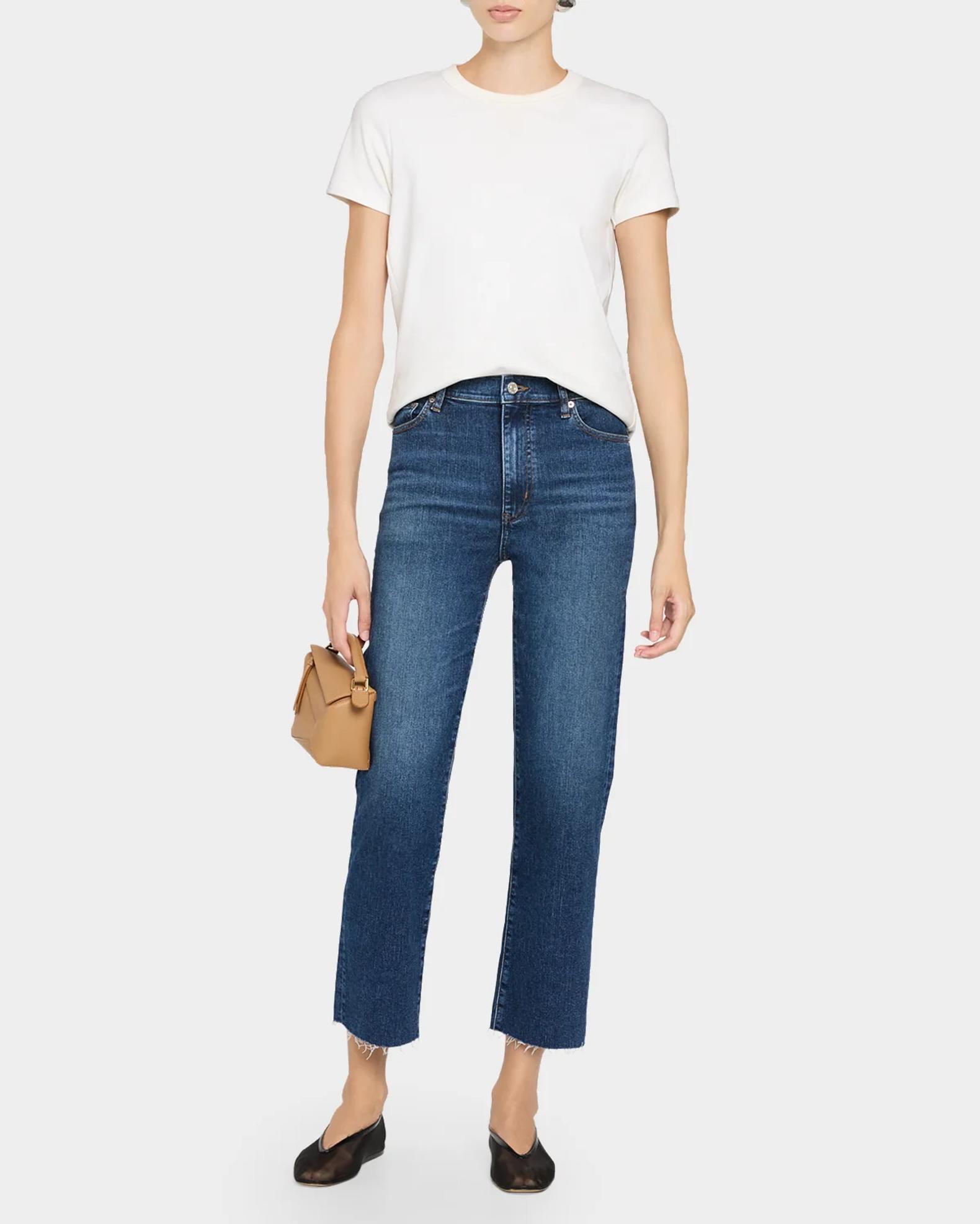 FRAME Le Sleek High-Rise Straight Jeans | Neiman Marcus