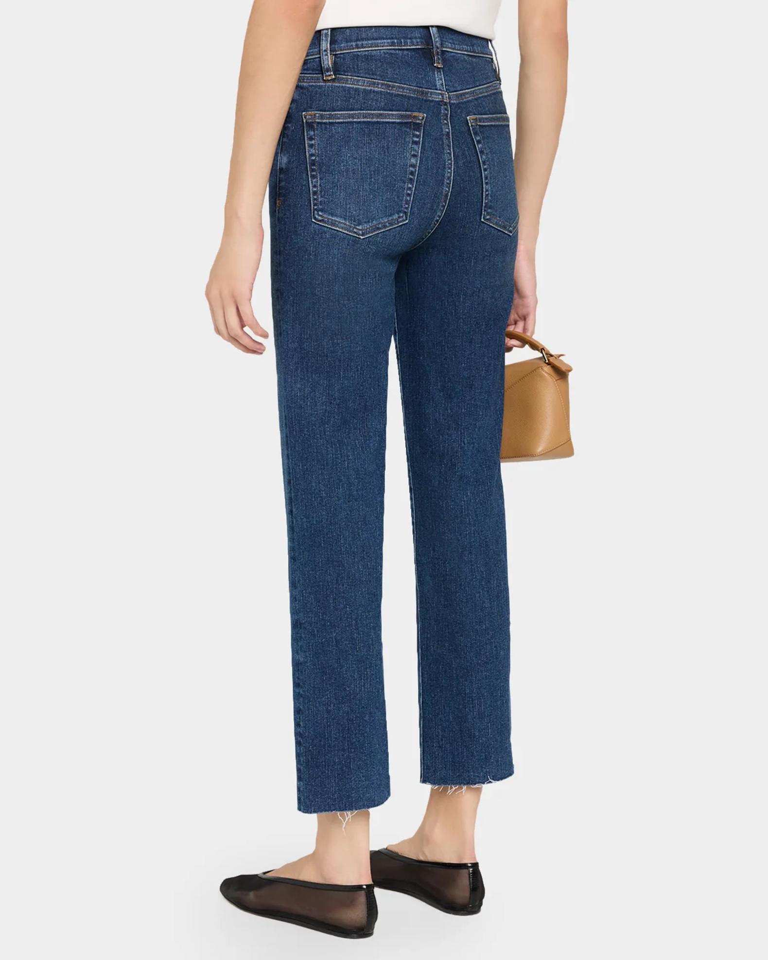 FRAME Le Sleek High-Rise Straight Jeans | Neiman Marcus
