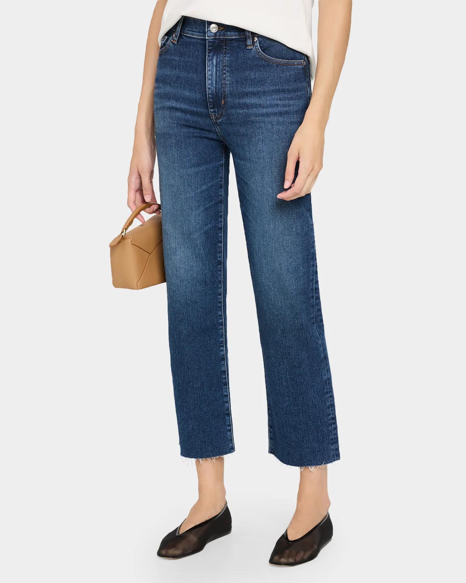 FRAME Le Sleek High-Rise Straight Jeans | Neiman Marcus