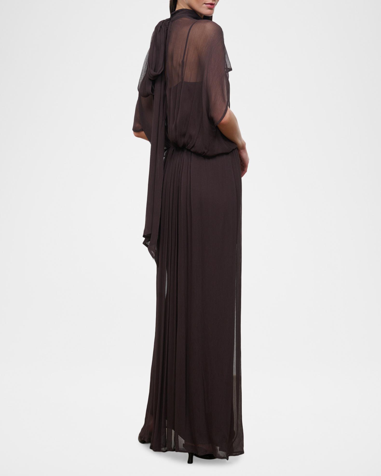 staud chiffon dress Viviana Maxi Back zip closure Color:Turq global-created_at-2025-01-30 20:18:00 +0000 Midi dress KissProm Light Yellow One