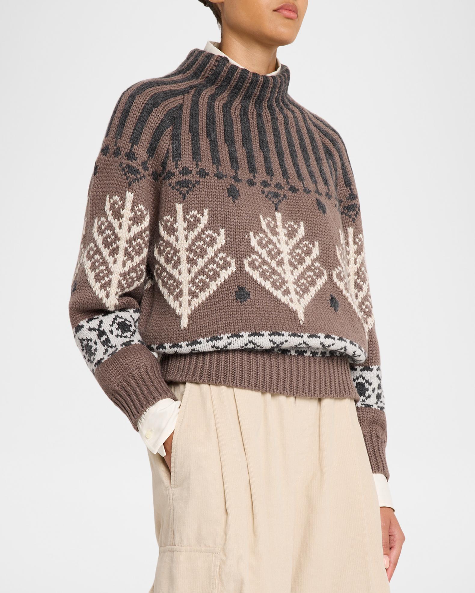 Brunello Cucinelli Nordic Heritage Fair-Isle Cashmere Knit