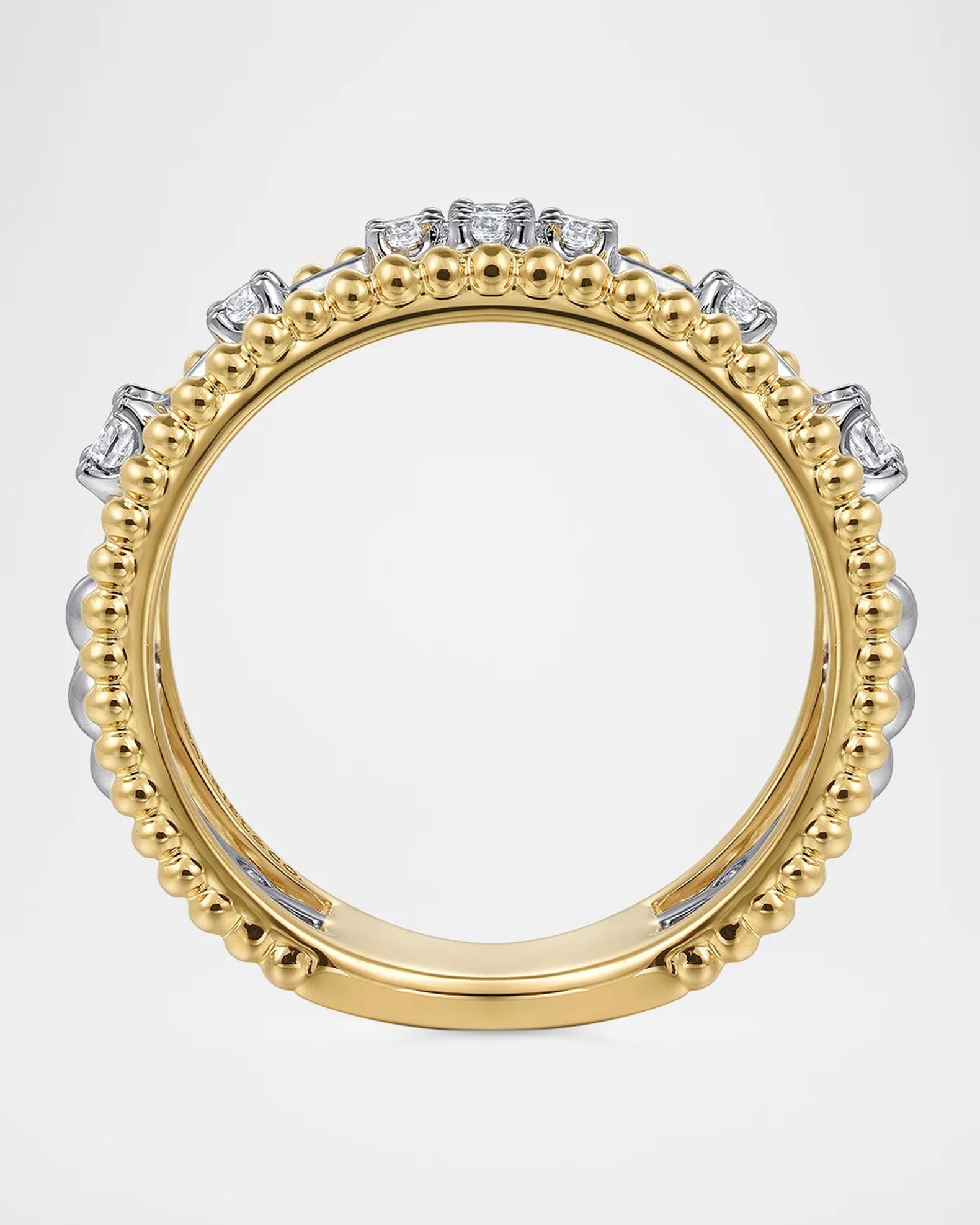 Gabriel & Co Bujukan 14K White & Yellow Gold & 0.25 TCW Diamond ...