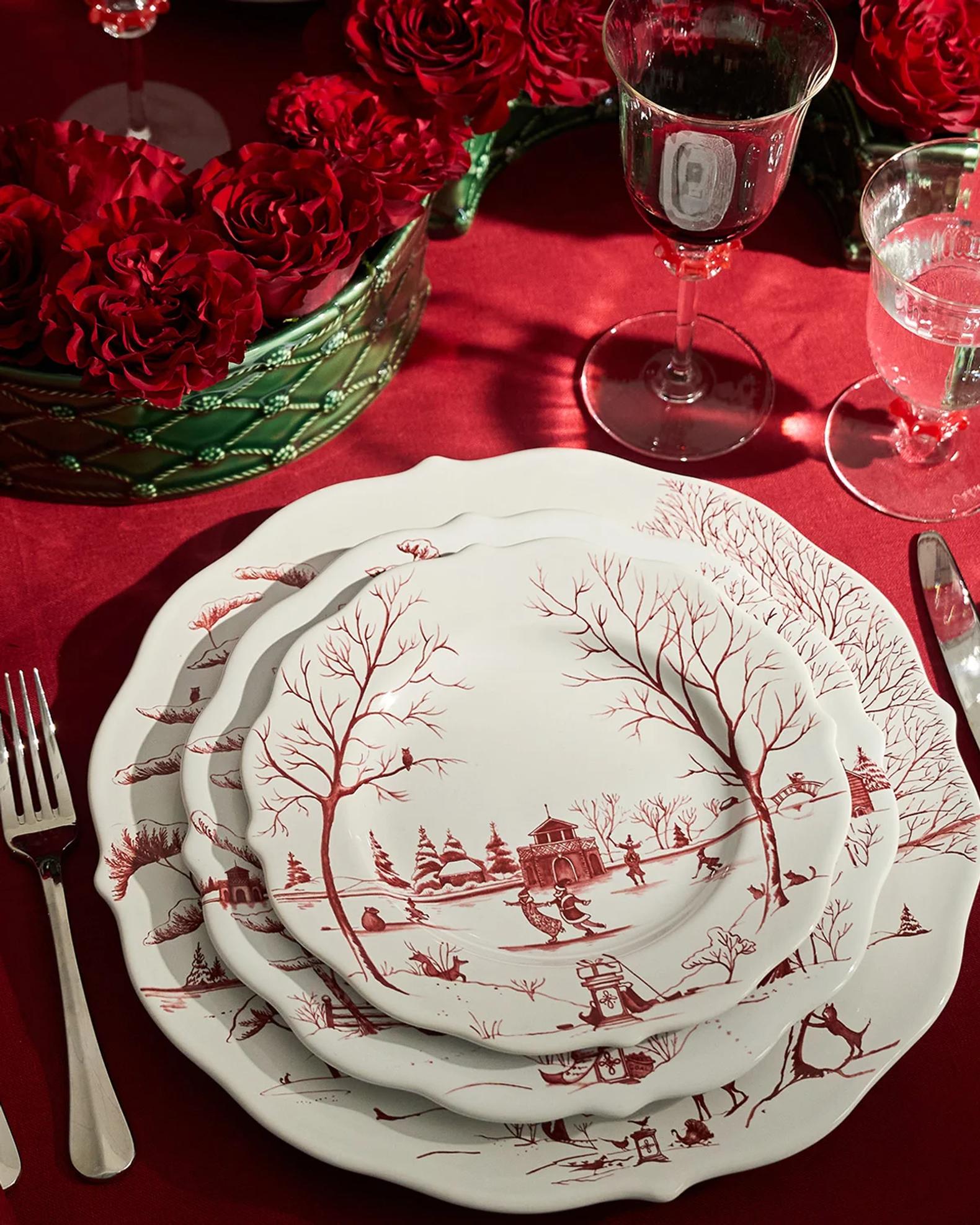 Juliska ジュリスカ チーズプレート Juliska Country Estate Winter Frolic Charger/Platter | Neiman Marcus