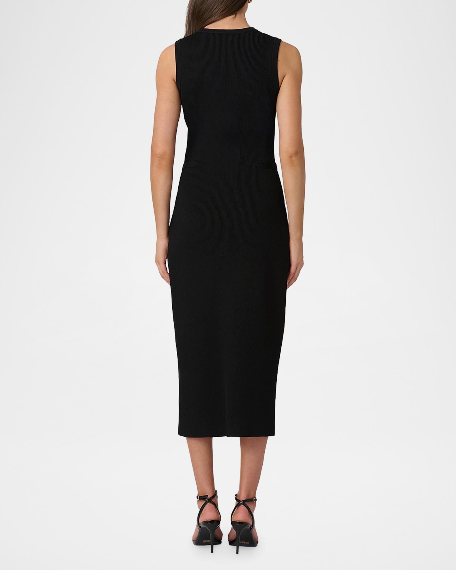 Shoshanna Fleur Cut-Out Sheath Midi Dress | Neiman Marcus