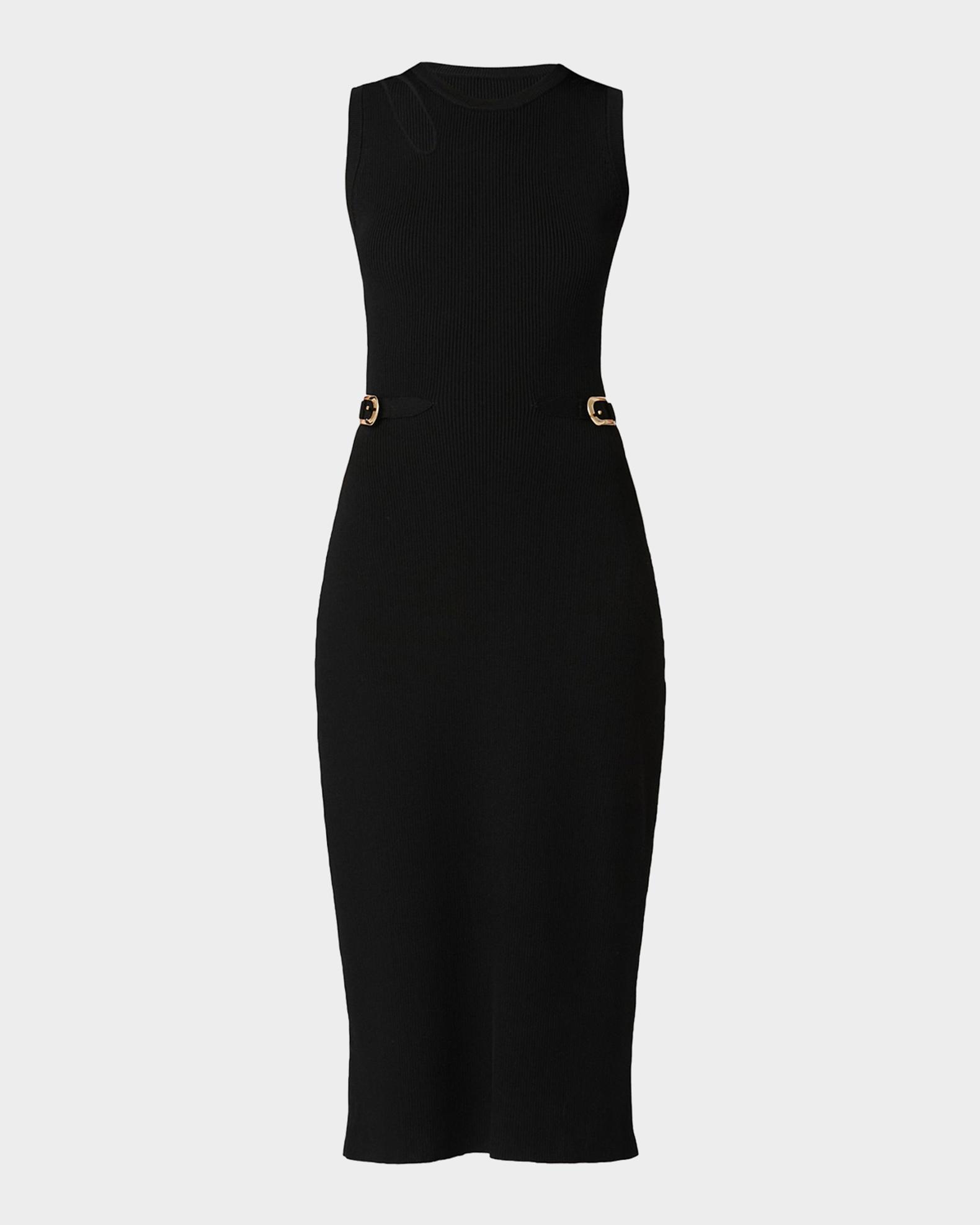 Shoshanna Fleur Cut-Out Sheath Midi Dress | Neiman Marcus