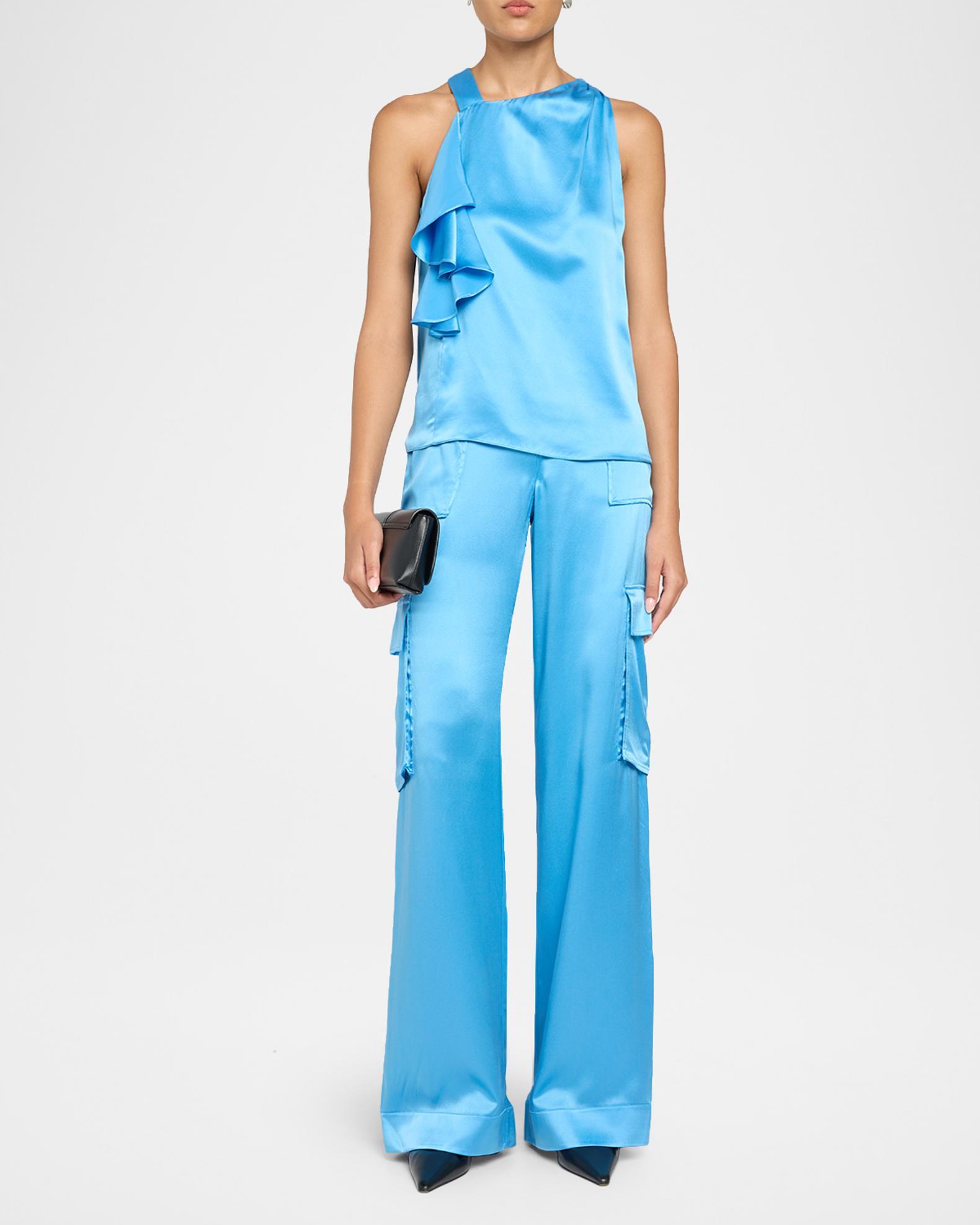 Ramy Brook Danielle Sleeveless Ruffle Blouse | Neiman Marcus