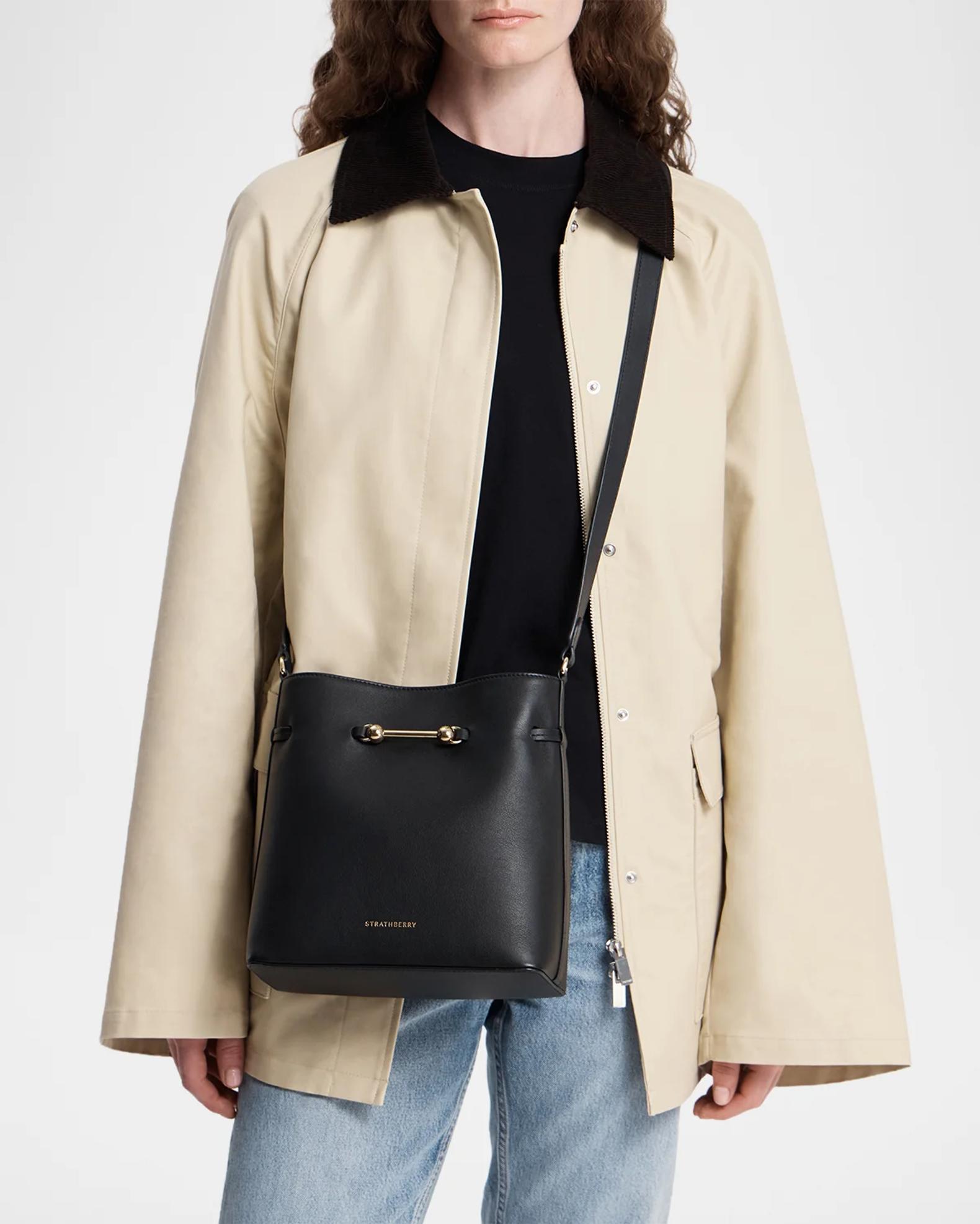 Strathberry Corda Small Leather Bucket Bag | Neiman Marcus