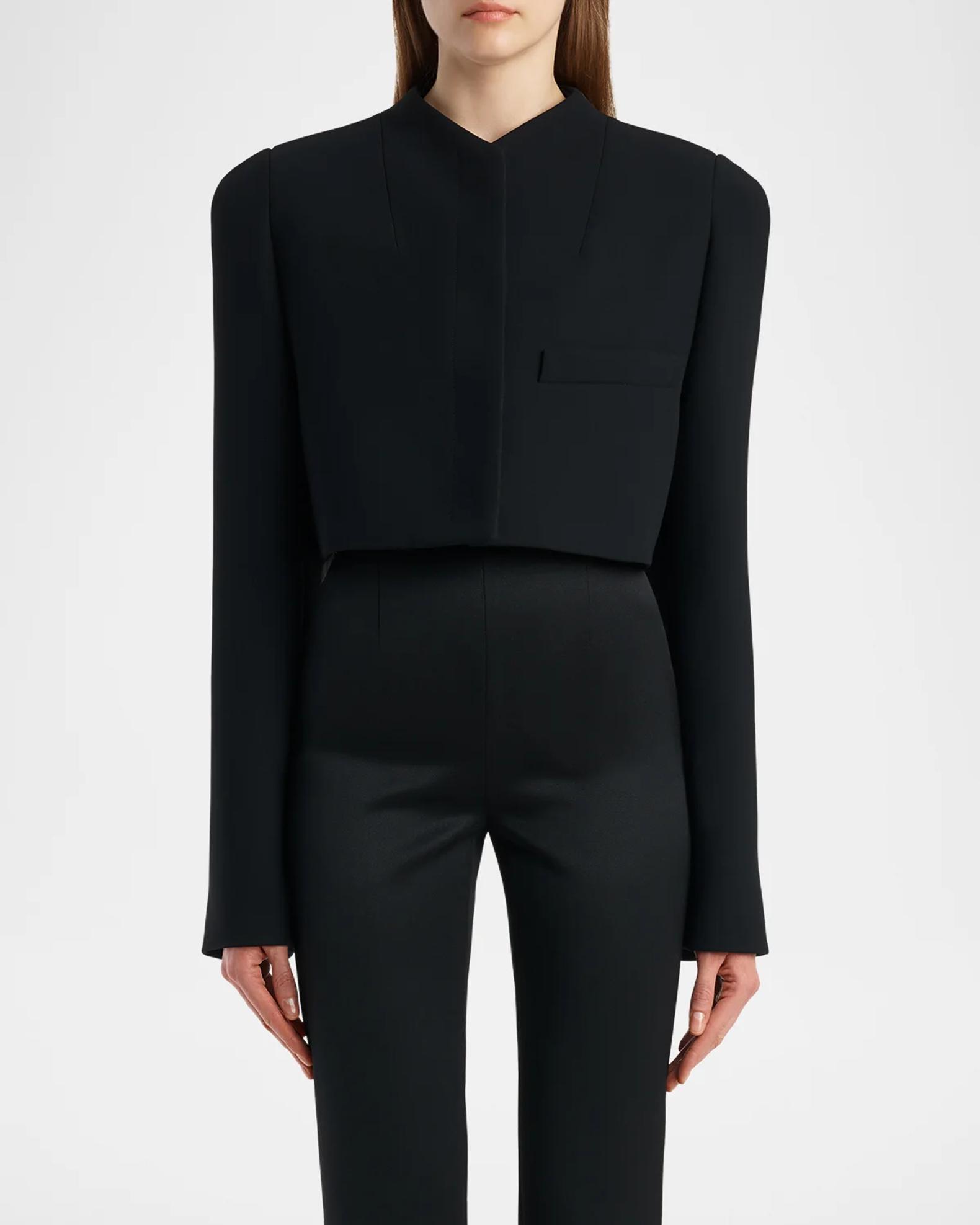 Khaite Samo Crop Single-Breasted Jacket | Neiman Marcus