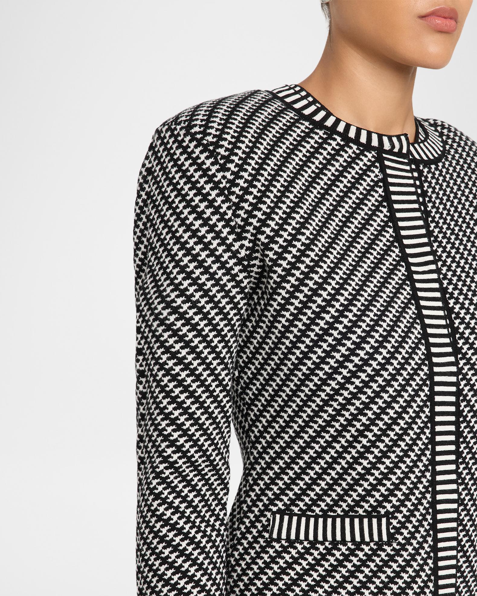 Chiara Boni La Petite Robe Ritz Bic 2-Piece Houndstooth Cardigan ...