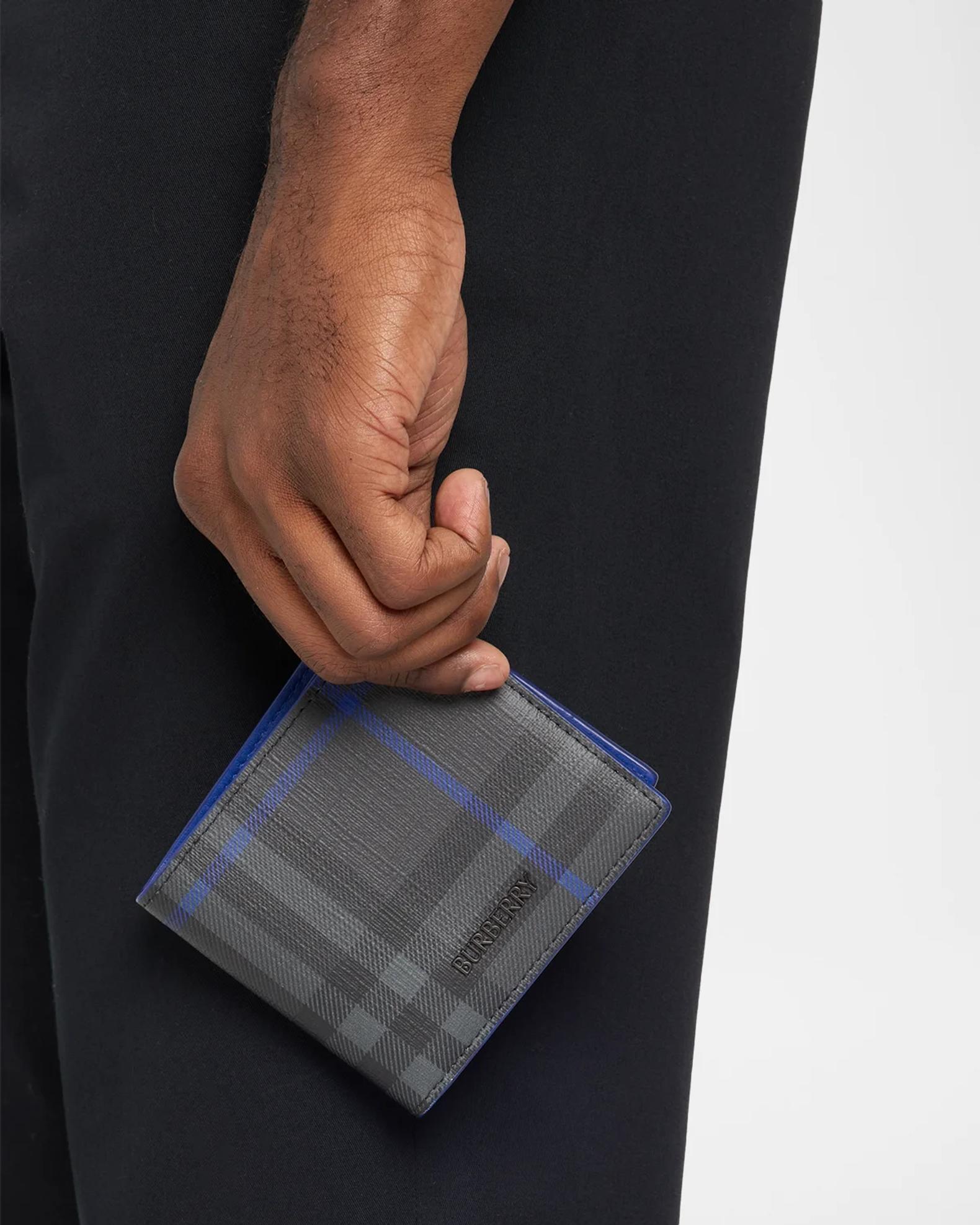 Burberry Men's City Check Bifold Wallet | Neiman Marcus