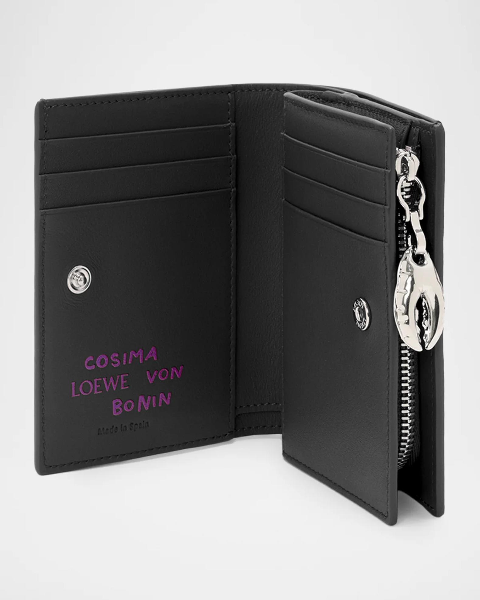 LOEWE x Cosima Von Bonin Claw Compact Wallet | Neiman Marcus