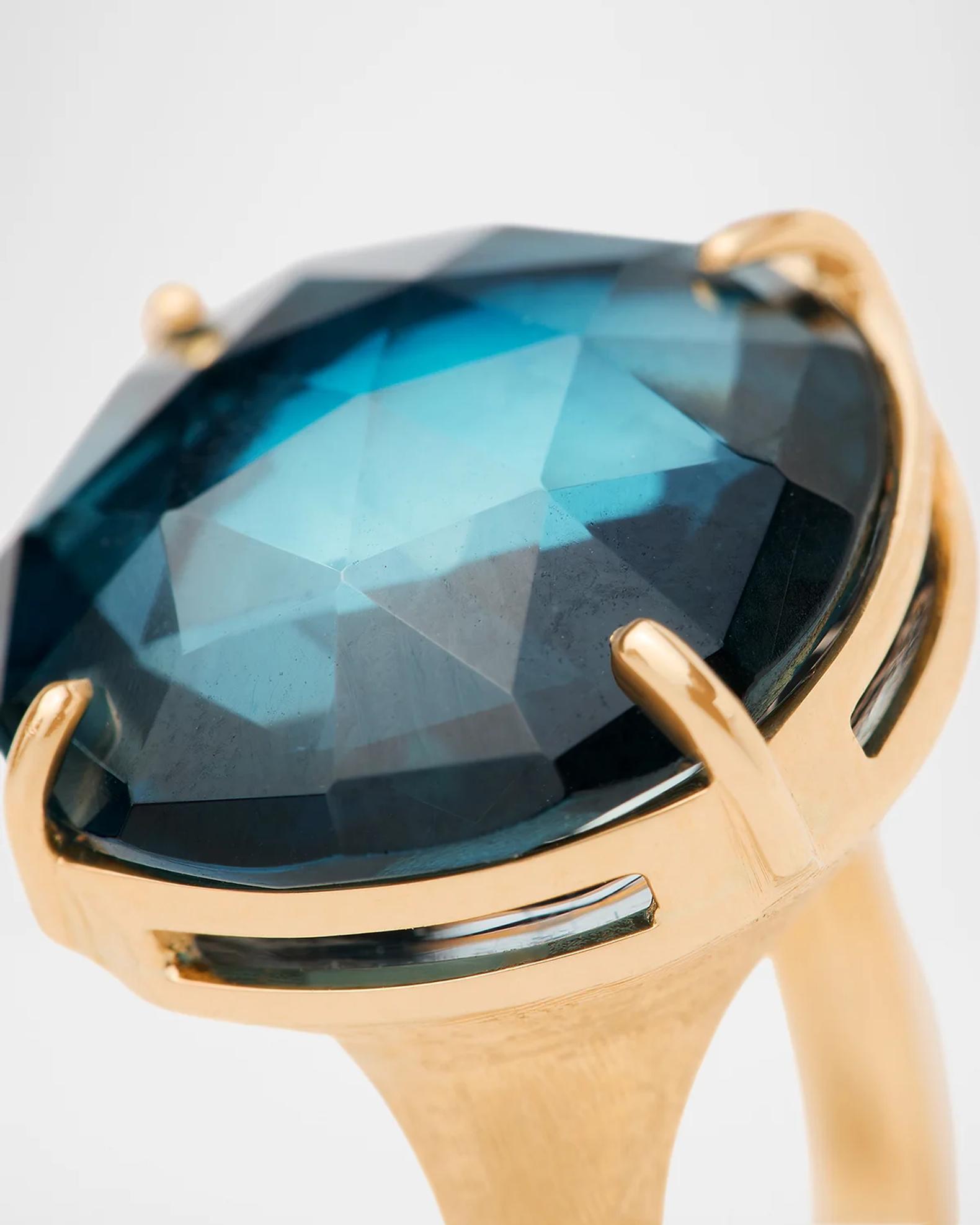 Marco Bicego 18K Jaipur Color London Blue Topaz Statement Ring | Neiman ...