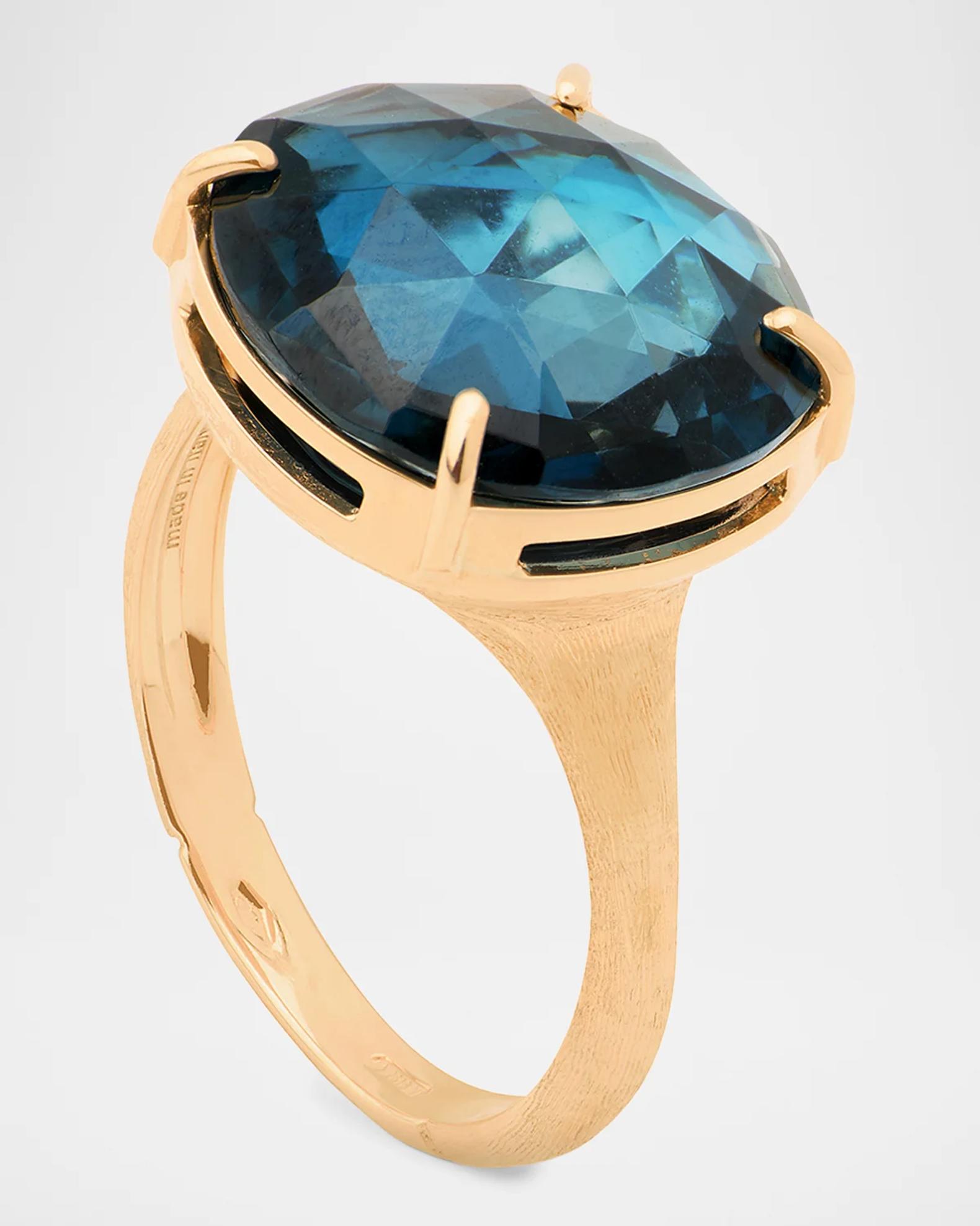 Marco Bicego 18K Jaipur Color London Blue Topaz Statement Ring | Neiman ...