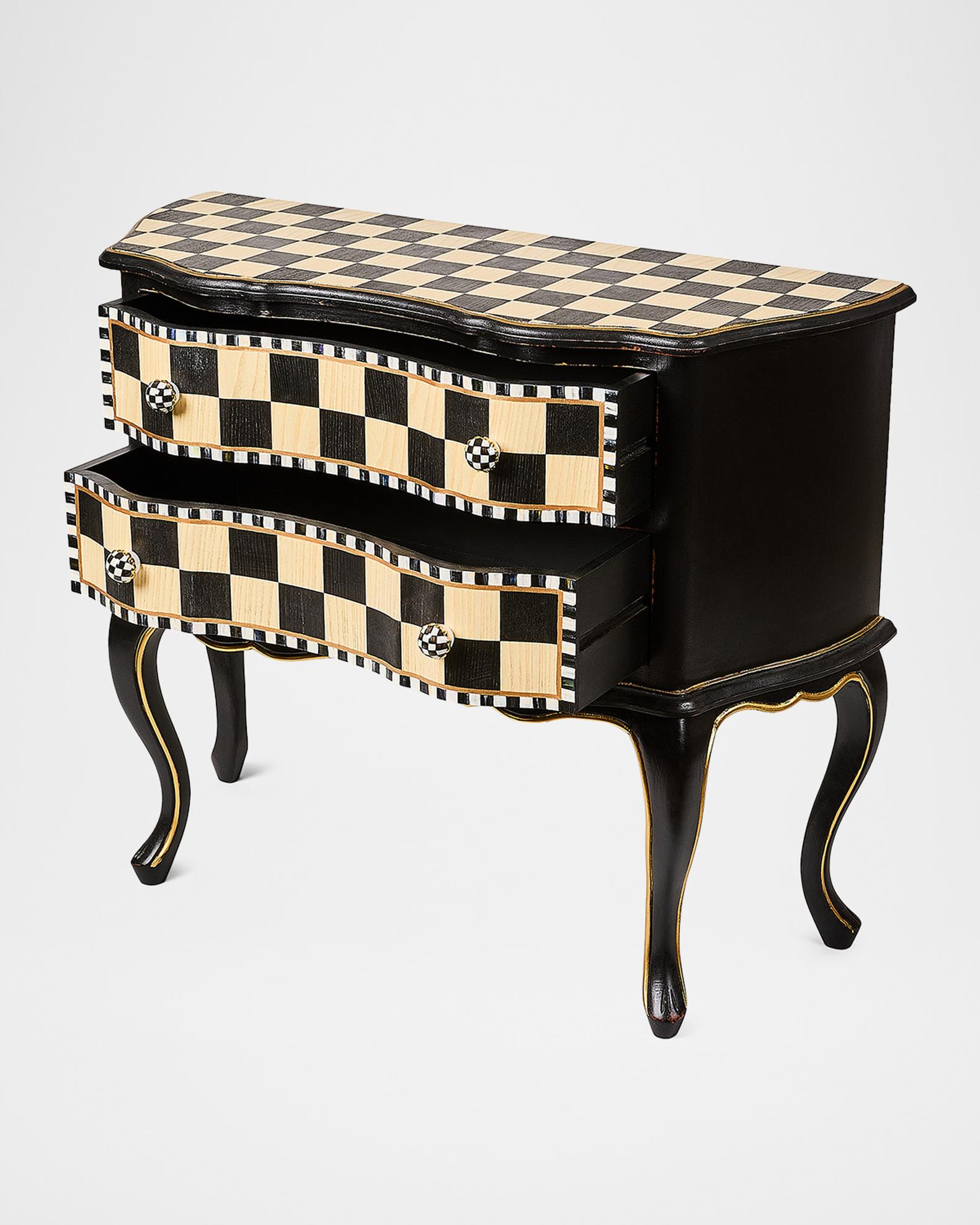 MacKenzie-Childs Checkered Chest | Neiman Marcus