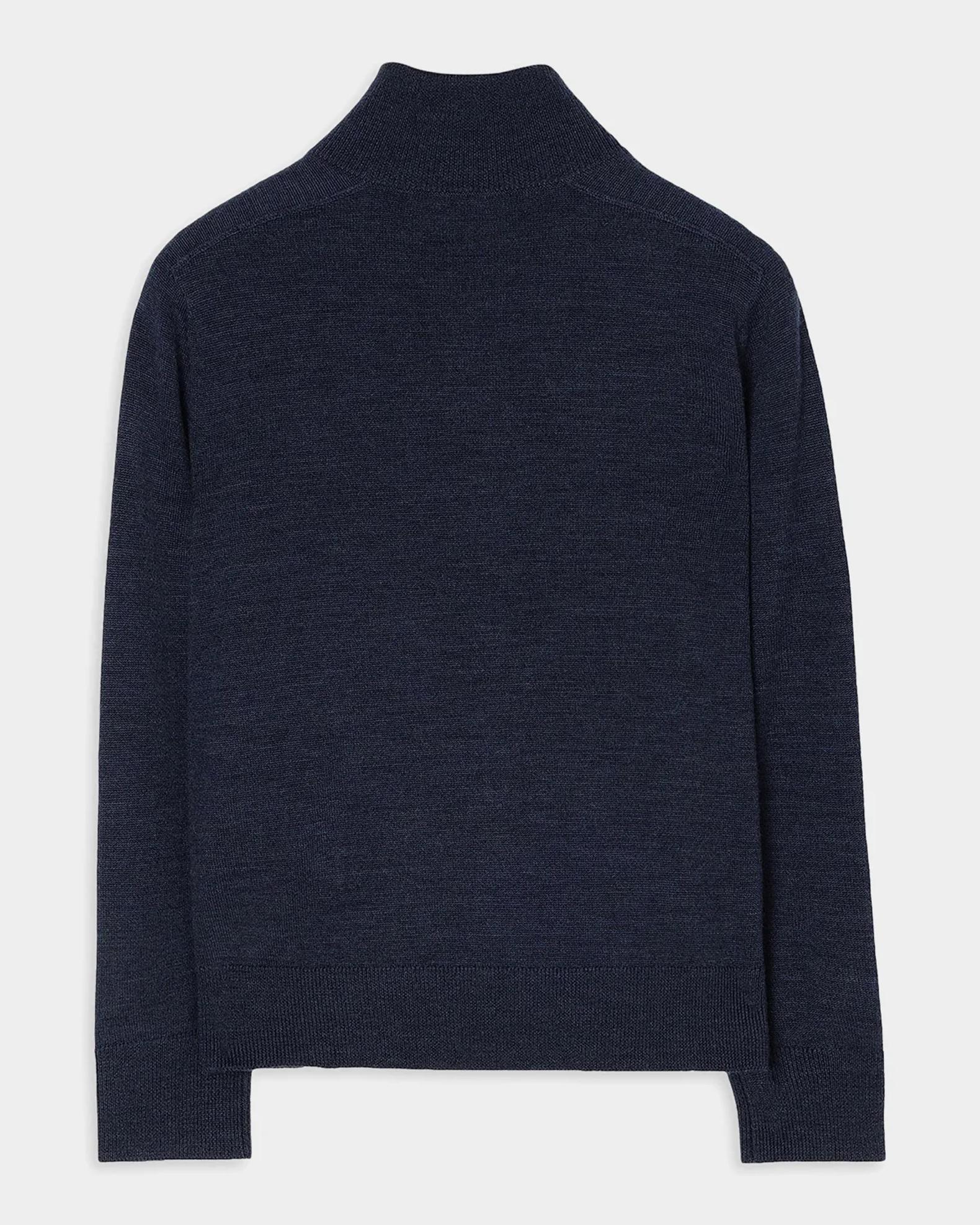 Burberry Boy's Conory Zip-Front Wool Sweater, Size 4-14 | Neiman