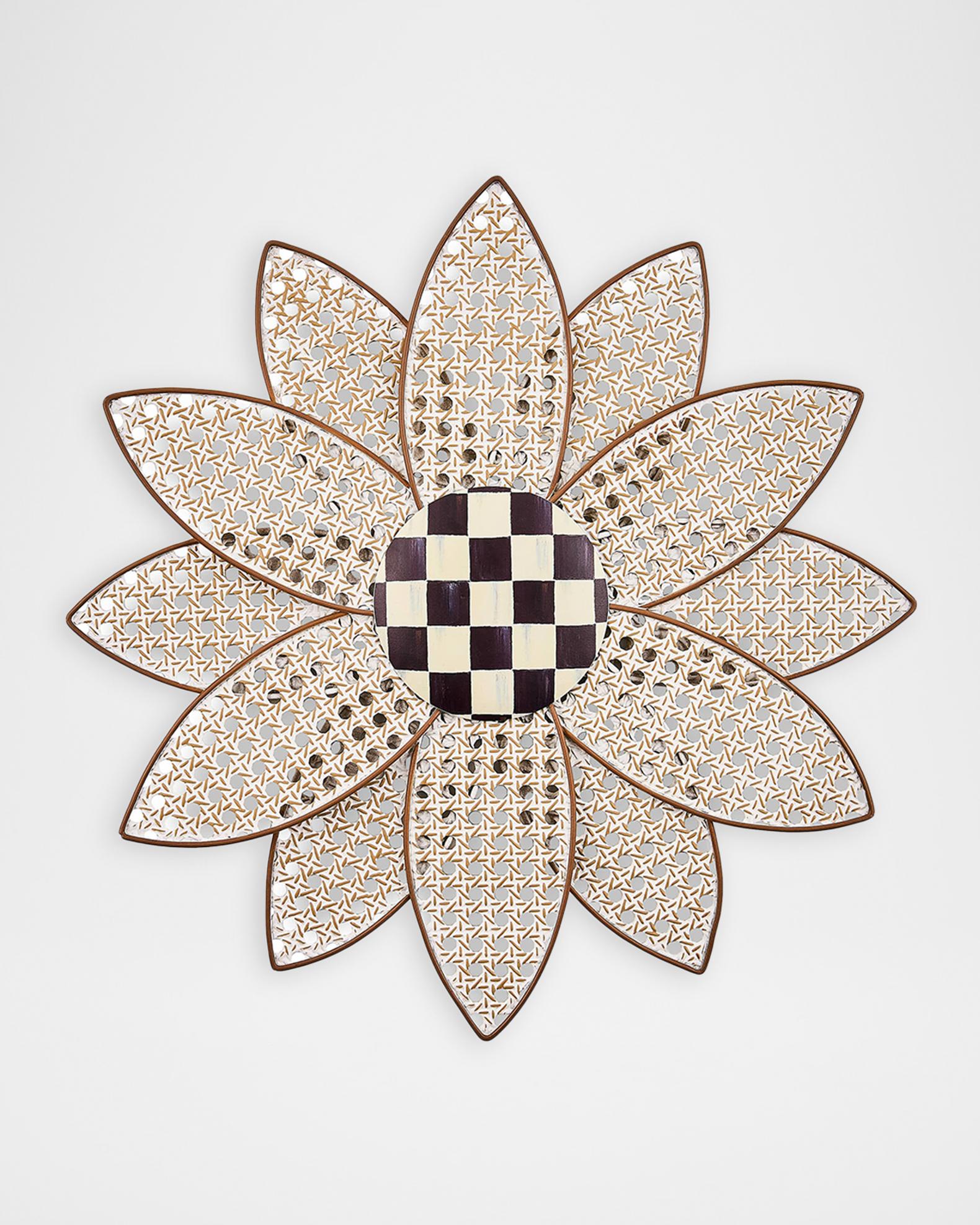 MacKenzie-Childs Cane Small Indoor/Outdoor Wallflower | Neiman Marcus