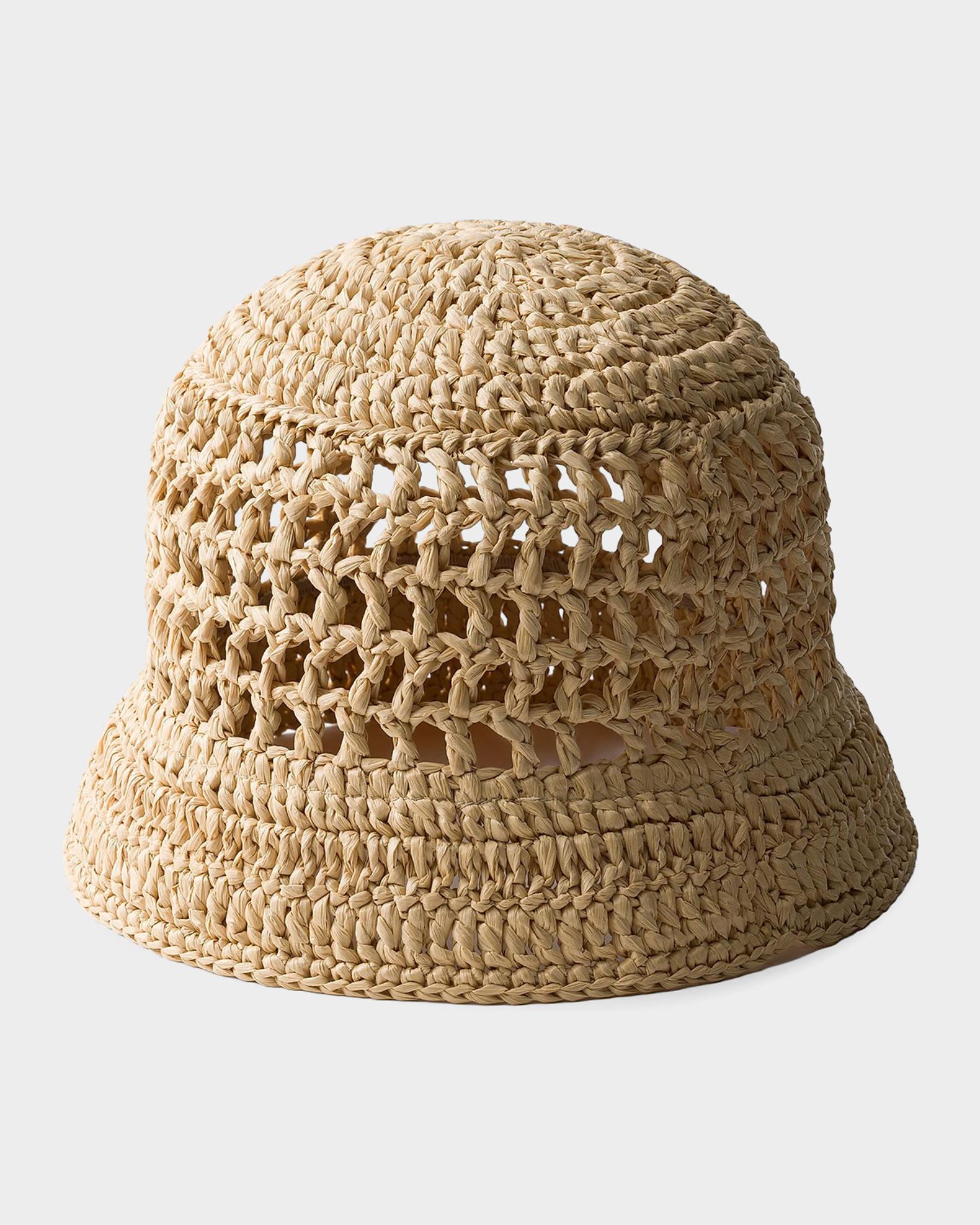 Prada Crochet Bucket Hat | Neiman Marcus
