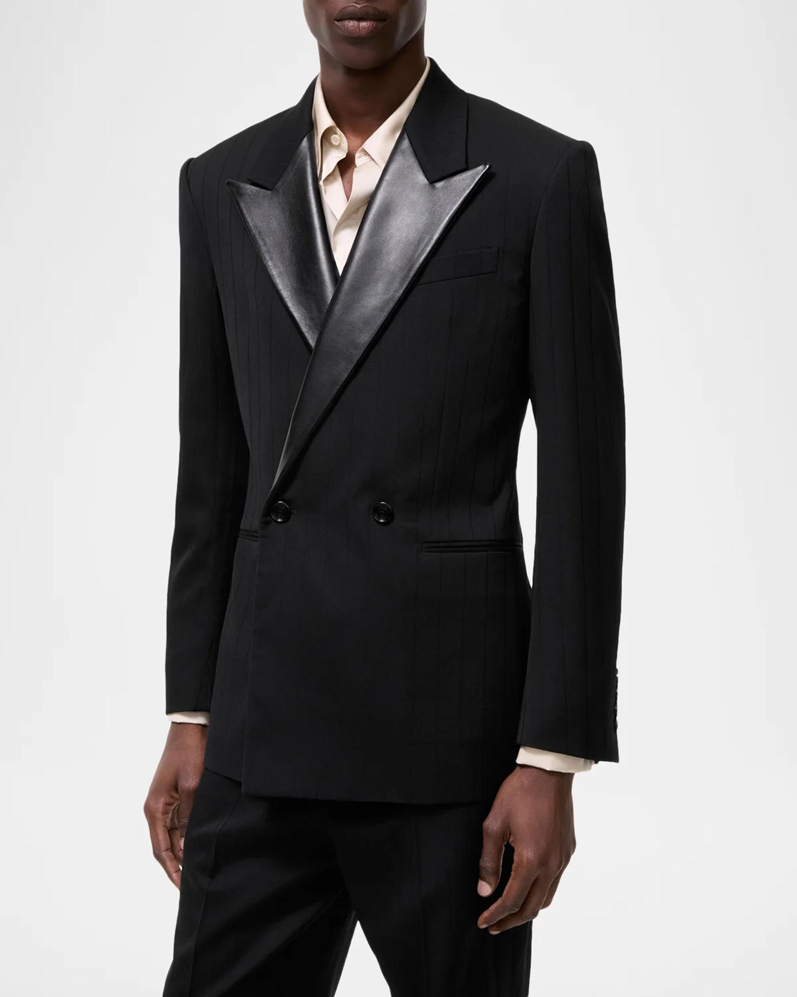 Burberry Men's Slim Fit Wool Satin-Lapel Tuxedo Jacket | Neiman Marcus