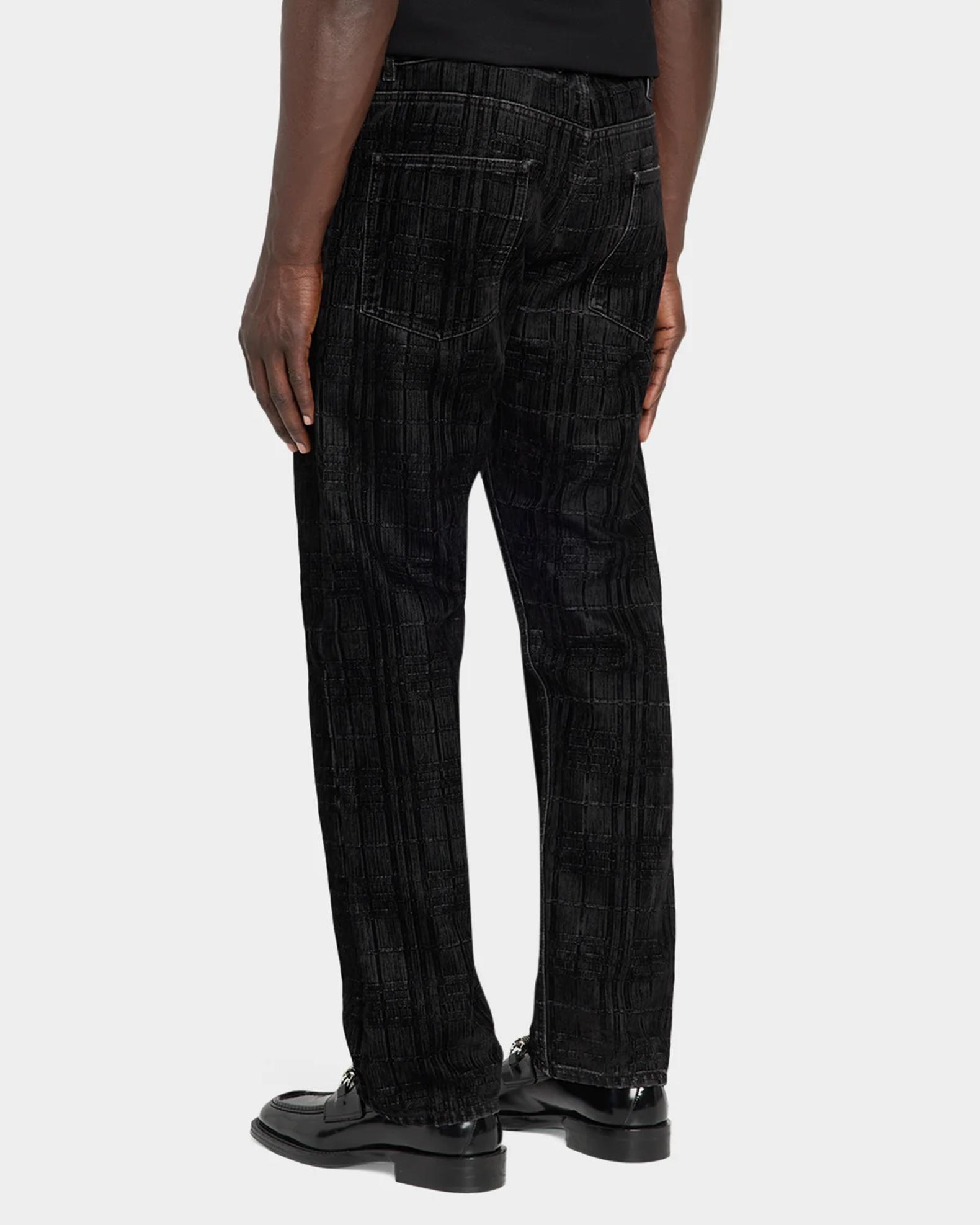Burberry Danny Check Straight-Leg Jeans | Neiman Marcus