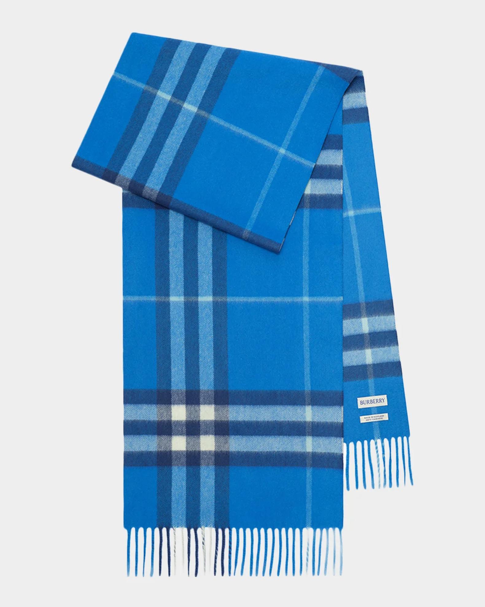 Burberry Men's Check Cashmere Scarf | Neiman Marcus