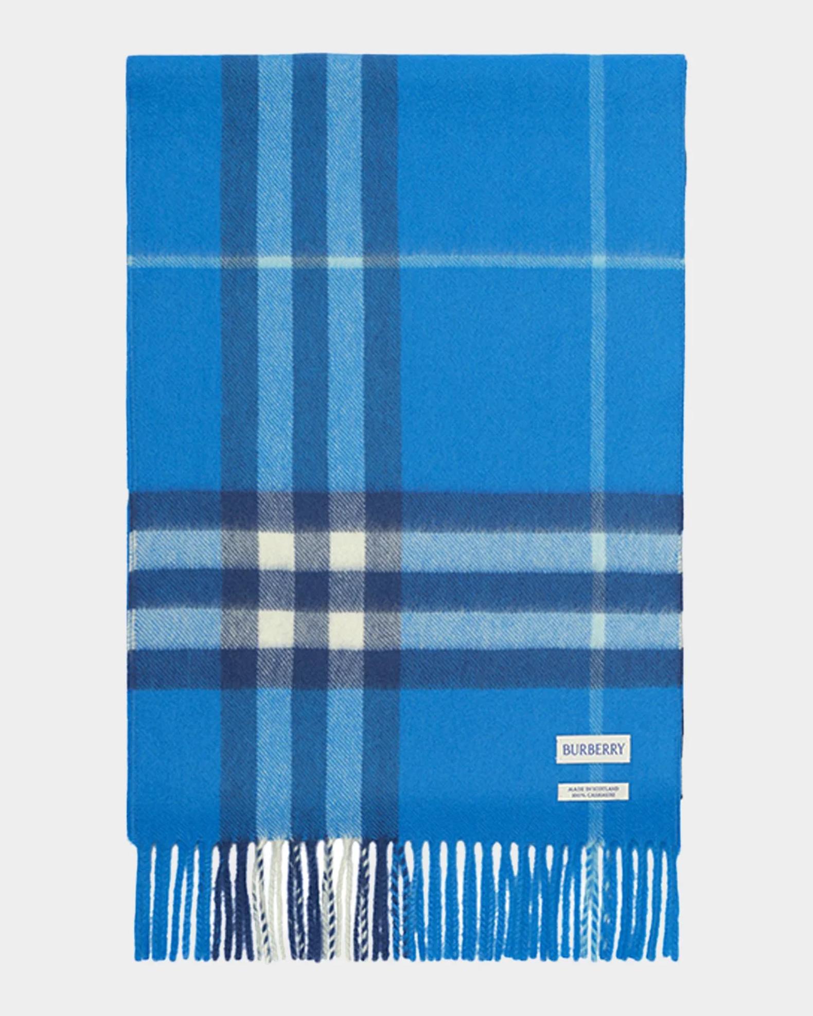 Burberry Men's Check Cashmere Scarf | Neiman Marcus