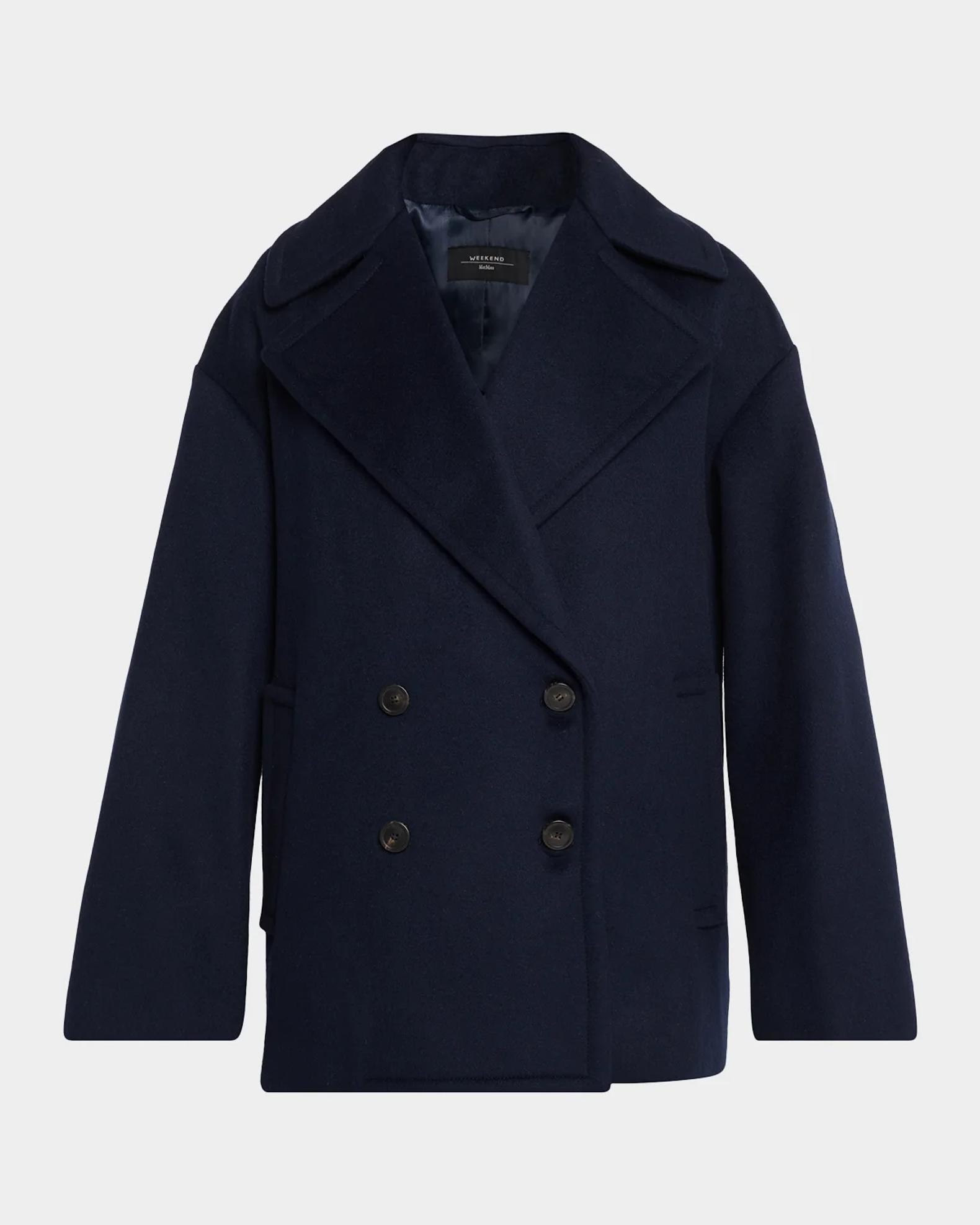 WEEK END　Max Mara Weekend Max Mara Alpe Double-Sided Wool Peacoat | Neiman Marcus