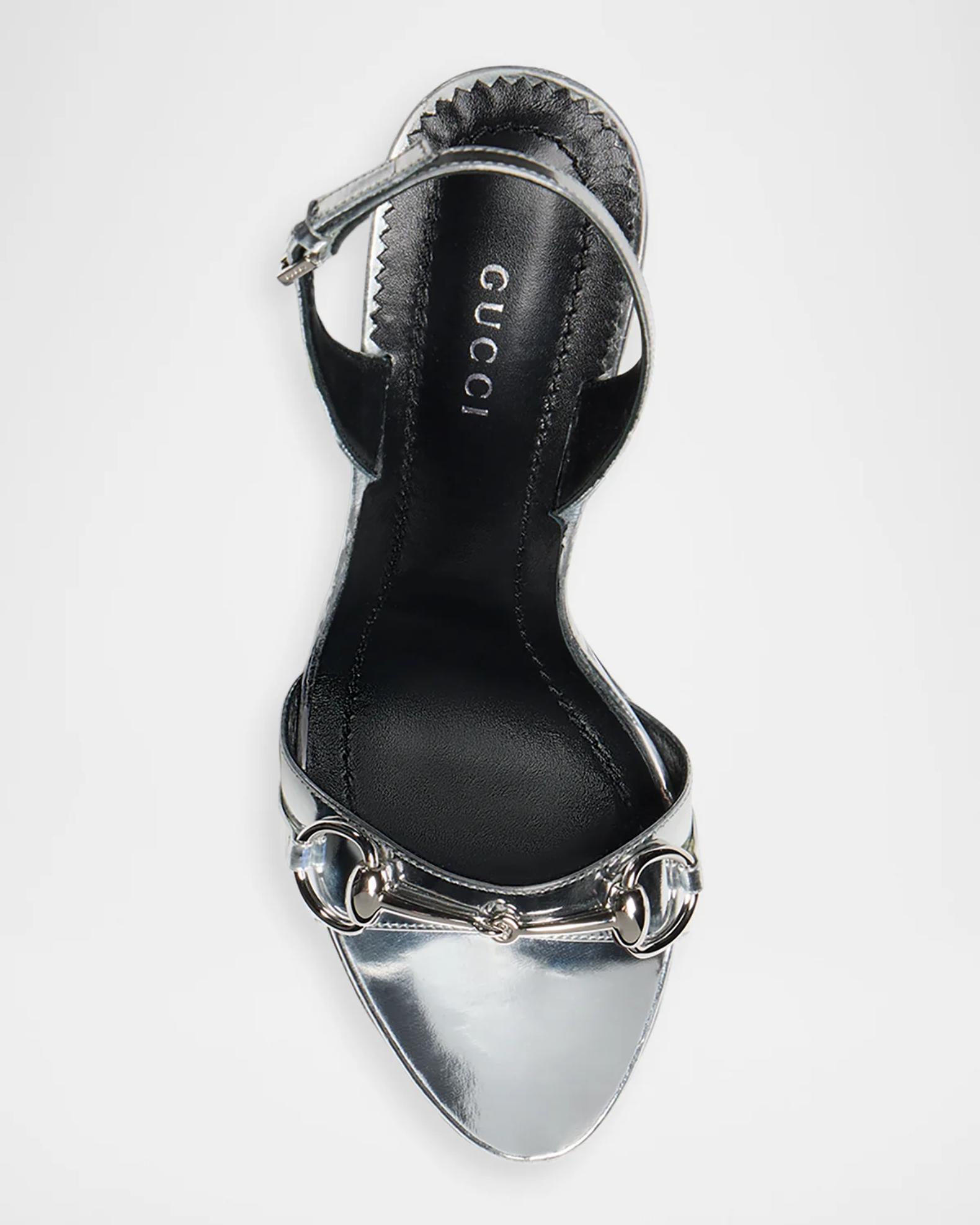 Gucci Donna 105MM Horsebit Platform Sandals | Neiman Marcus