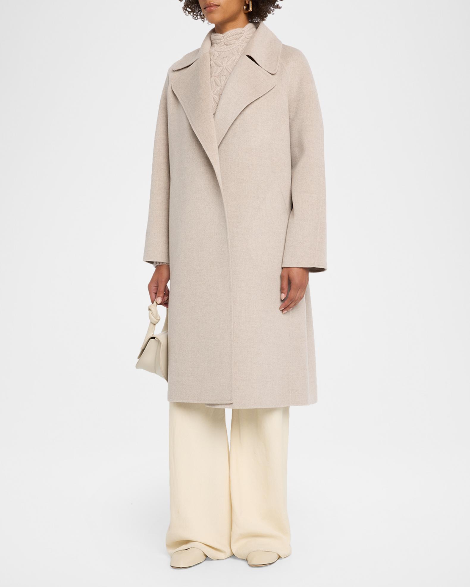 定価¥49,500 ts(s) techno cashmere coat TSE Cashmere Double-Faced Cashmere Long Wrap Coat | Neiman Marcus