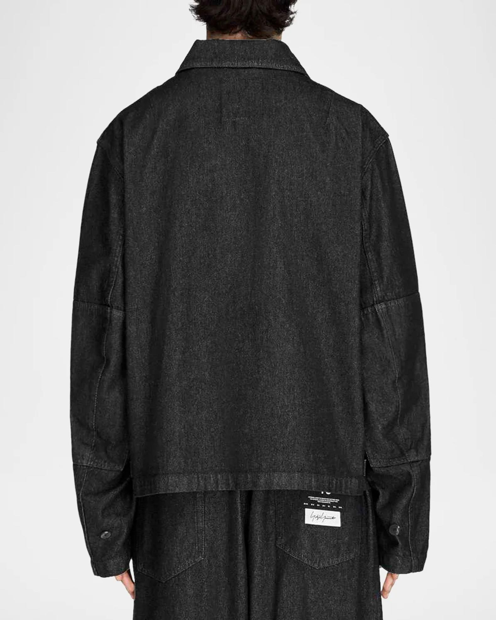 Y-3 Men's Denim Blouson Jacket | Neiman Marcus