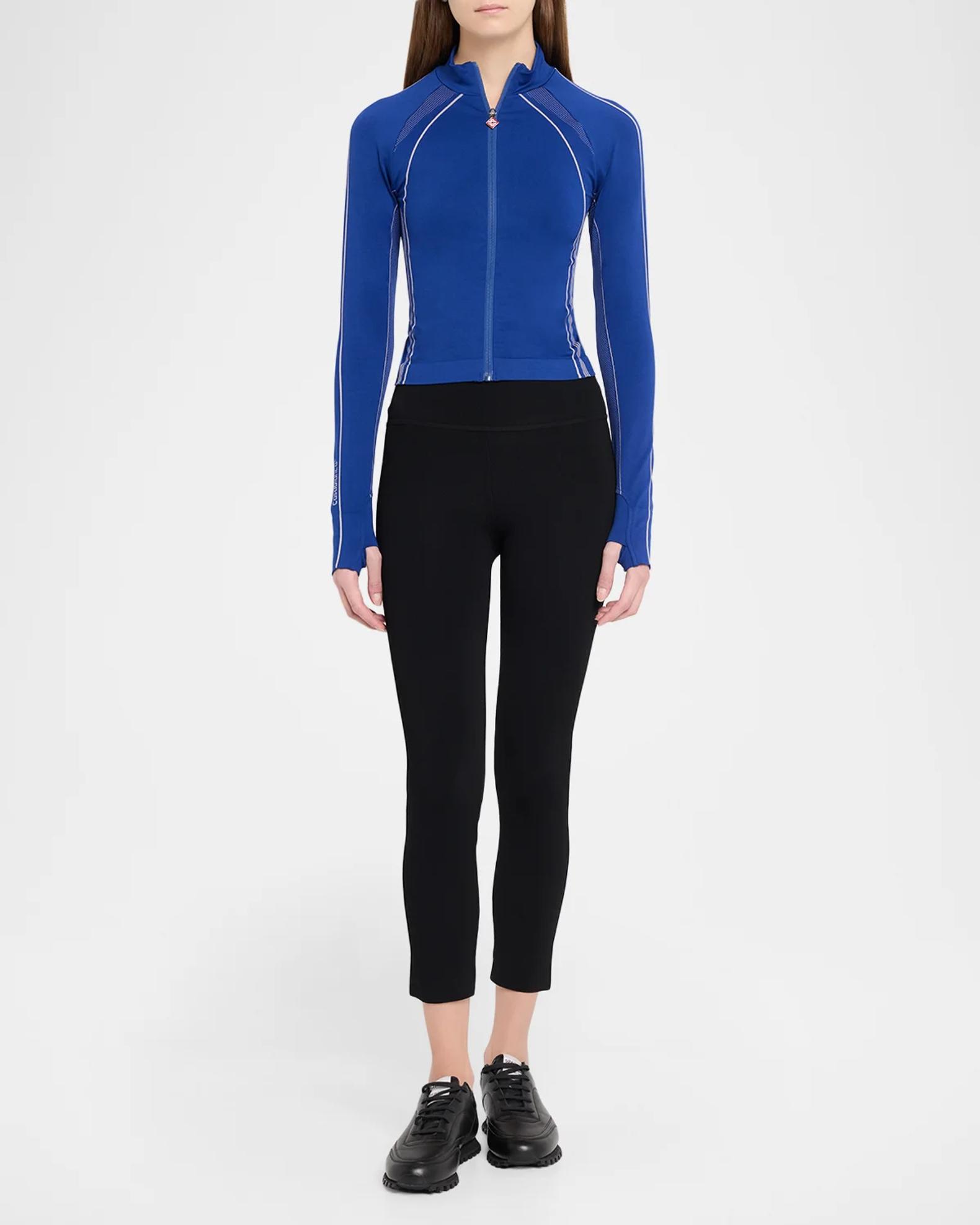 Casablanca Seamless Zip-Front Jacket | Neiman Marcus