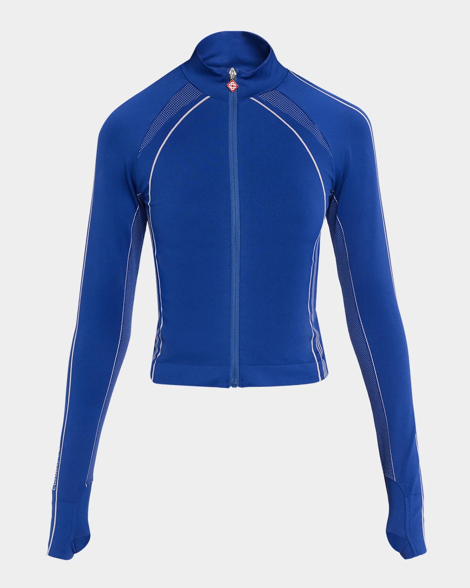 Casablanca Seamless Zip-Front Jacket | Neiman Marcus