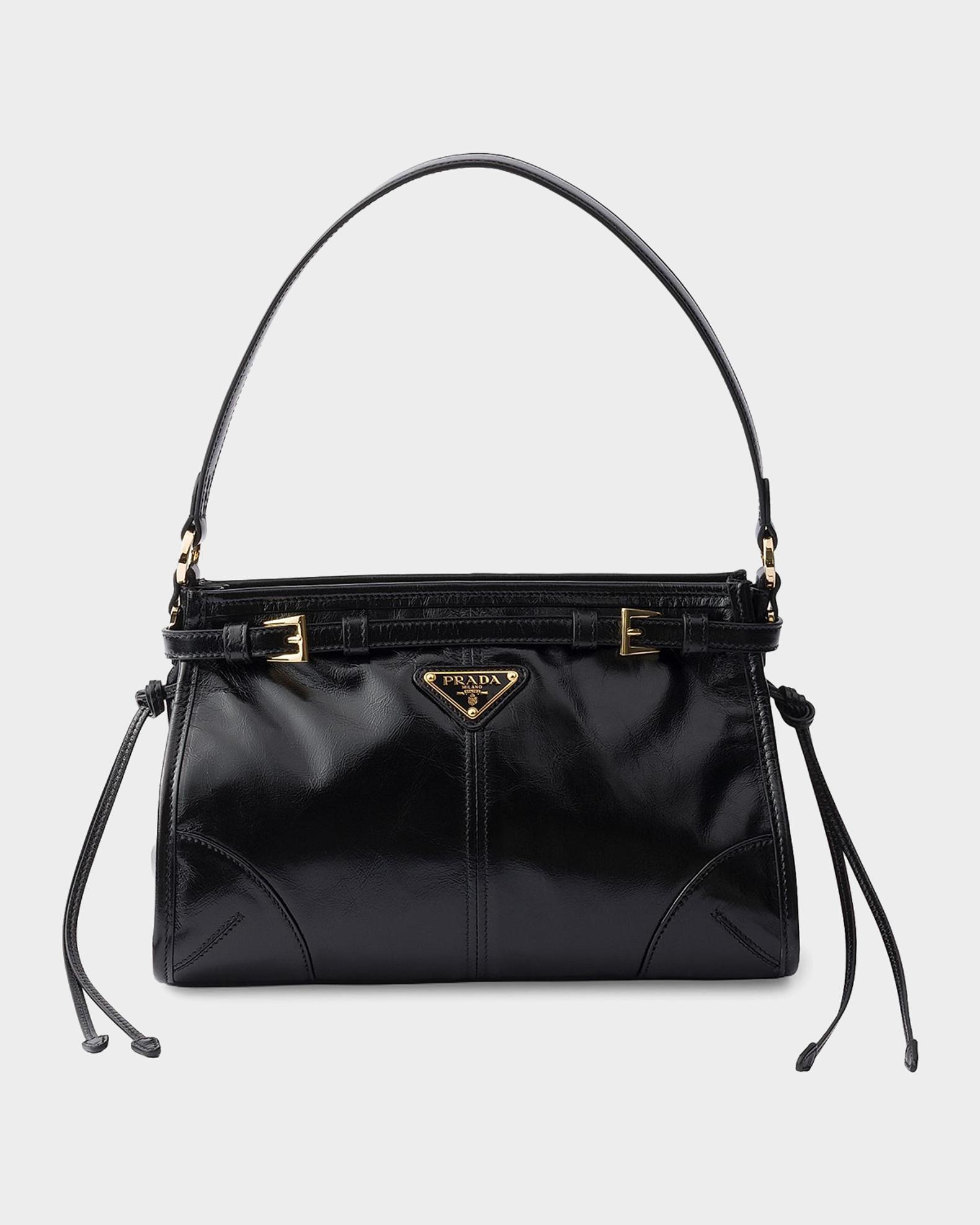 Prada Bonnie Small Leather Top-Handle Bag | Neiman Marcus
