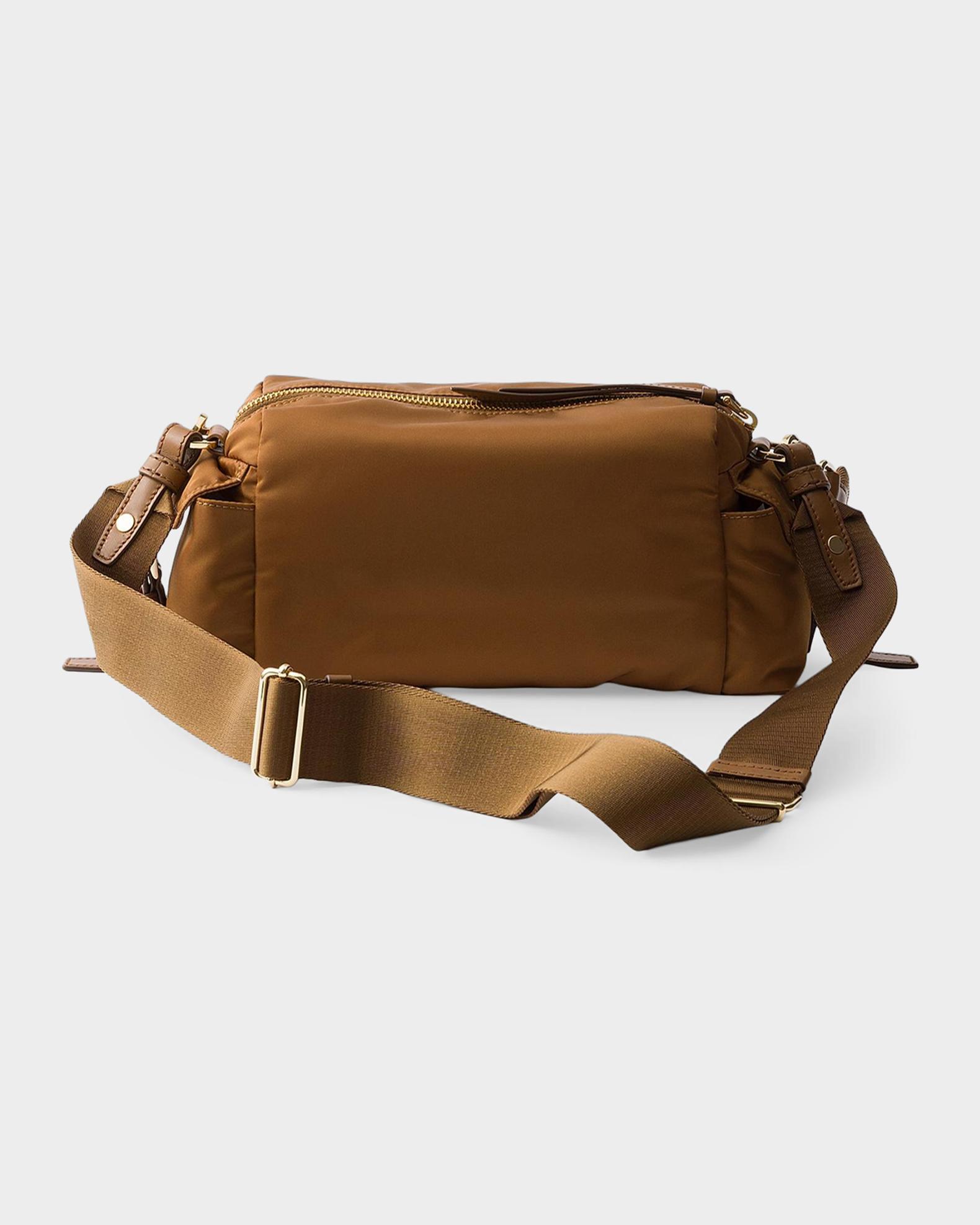 Prada Explore Small Re-Nylon & Leather Shoulder Bag | Neiman Marcus