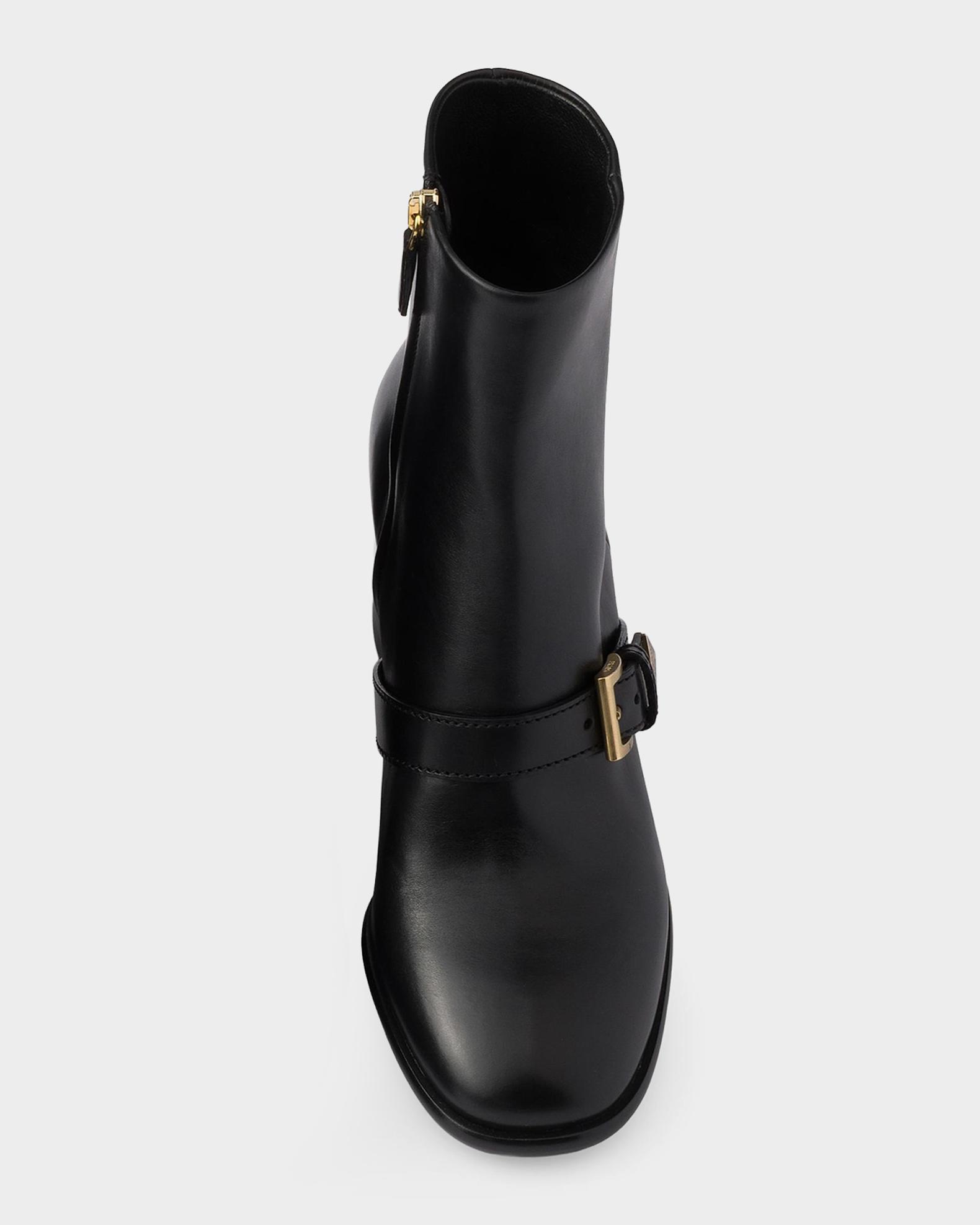 Prada 65mm Leather Ankle Boots | Neiman Marcus
