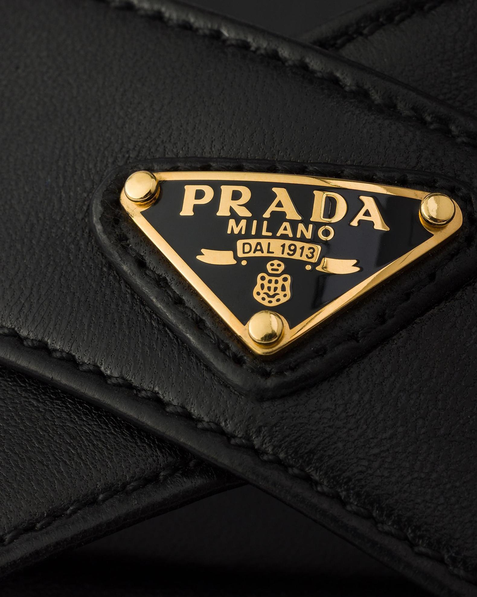 Prada Nappa Leather 65MM Platform Sandals | Neiman Marcus