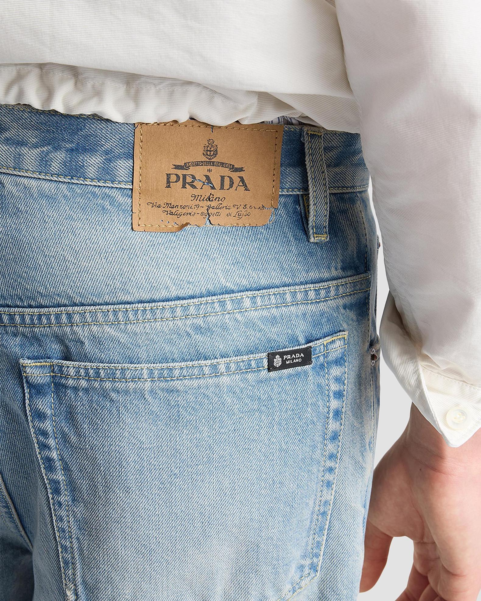 Prada Men's Washed Denim Straight-Leg Jeans | Neiman Marcus