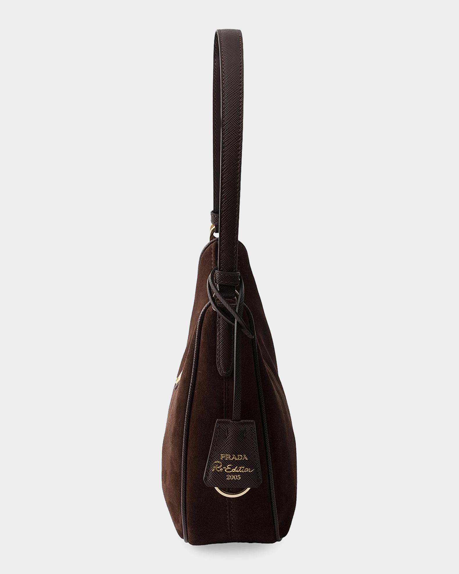 Prada Re-Edition 2005 Suede Mini-Bag | Neiman Marcus