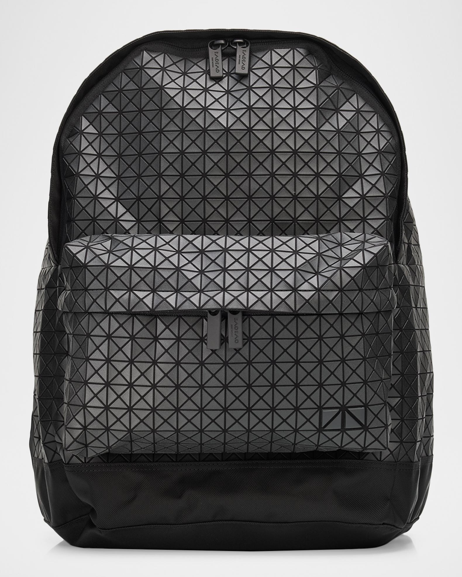 BAO BAO ISSEY MIYAKE Men's Daypack Geometric Cotton Backpack