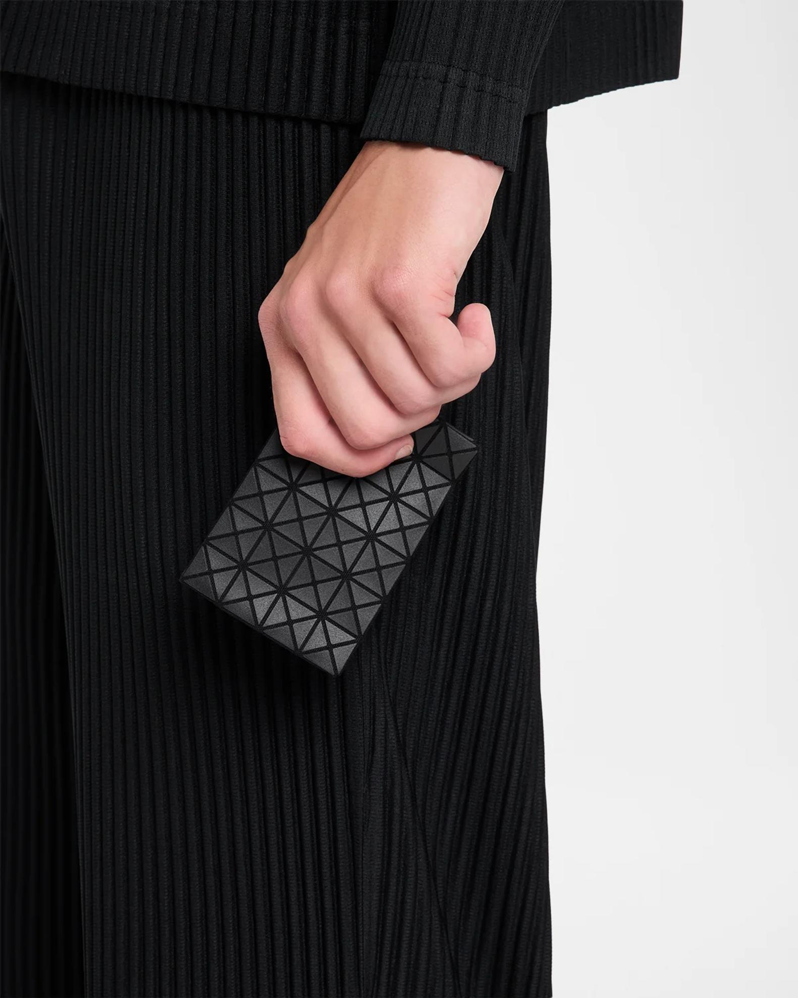 BAO BAO ISSEY MIYAKE Men's Oyster Geometric Cotton Card Case