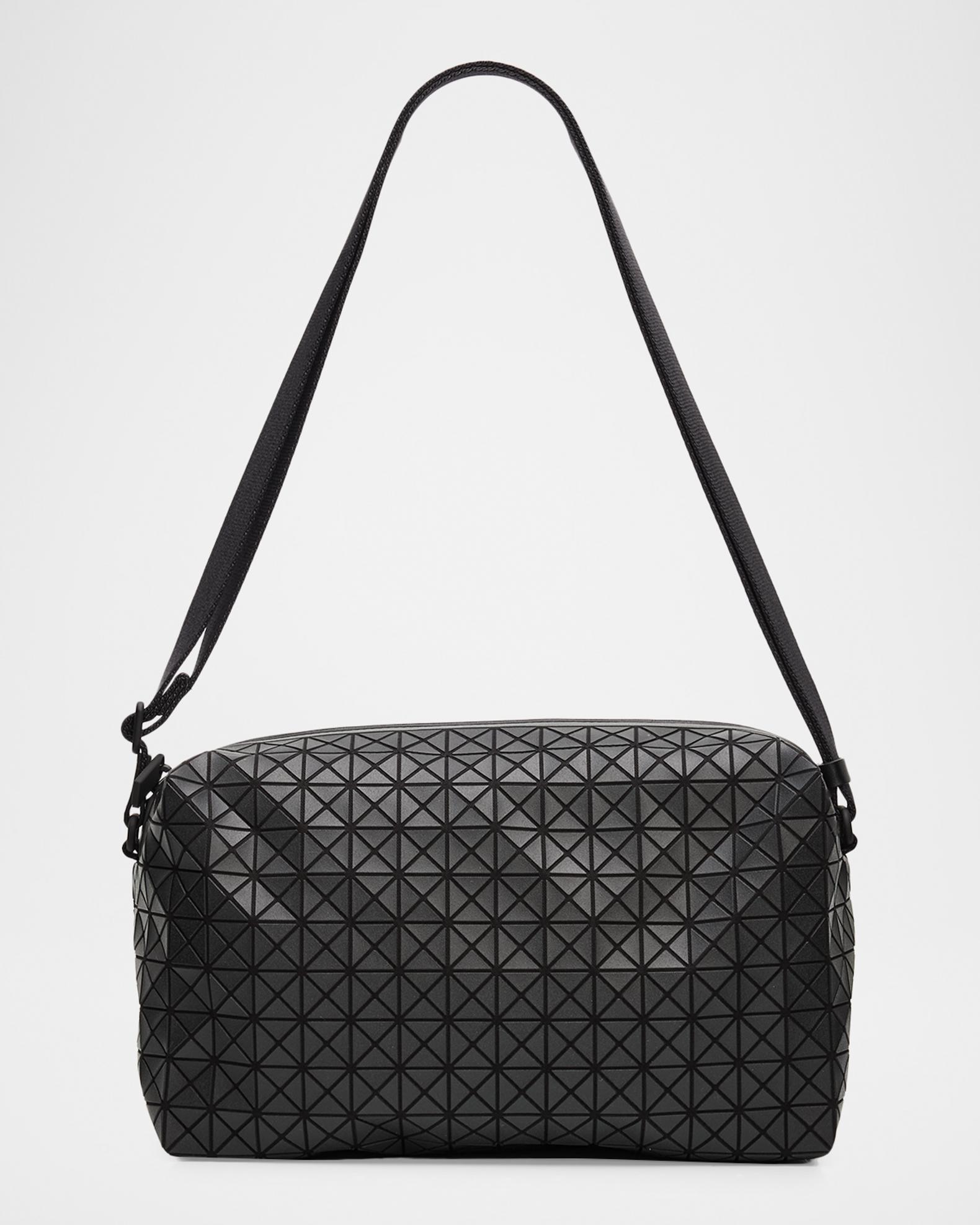 BAO BAO ISSEY MIYAKE Men's Geometric Cotton Shoulder Bag | Neiman