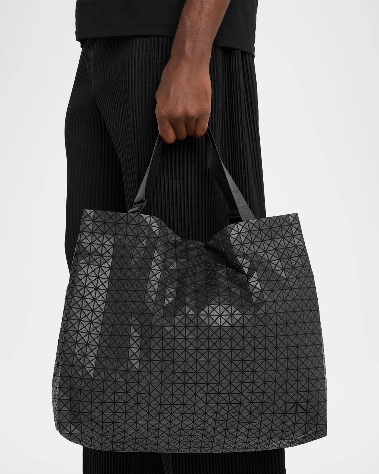 BAO BAO ISSEY MIYAKE Men's Cart S Geometric Cotton Tote Bag