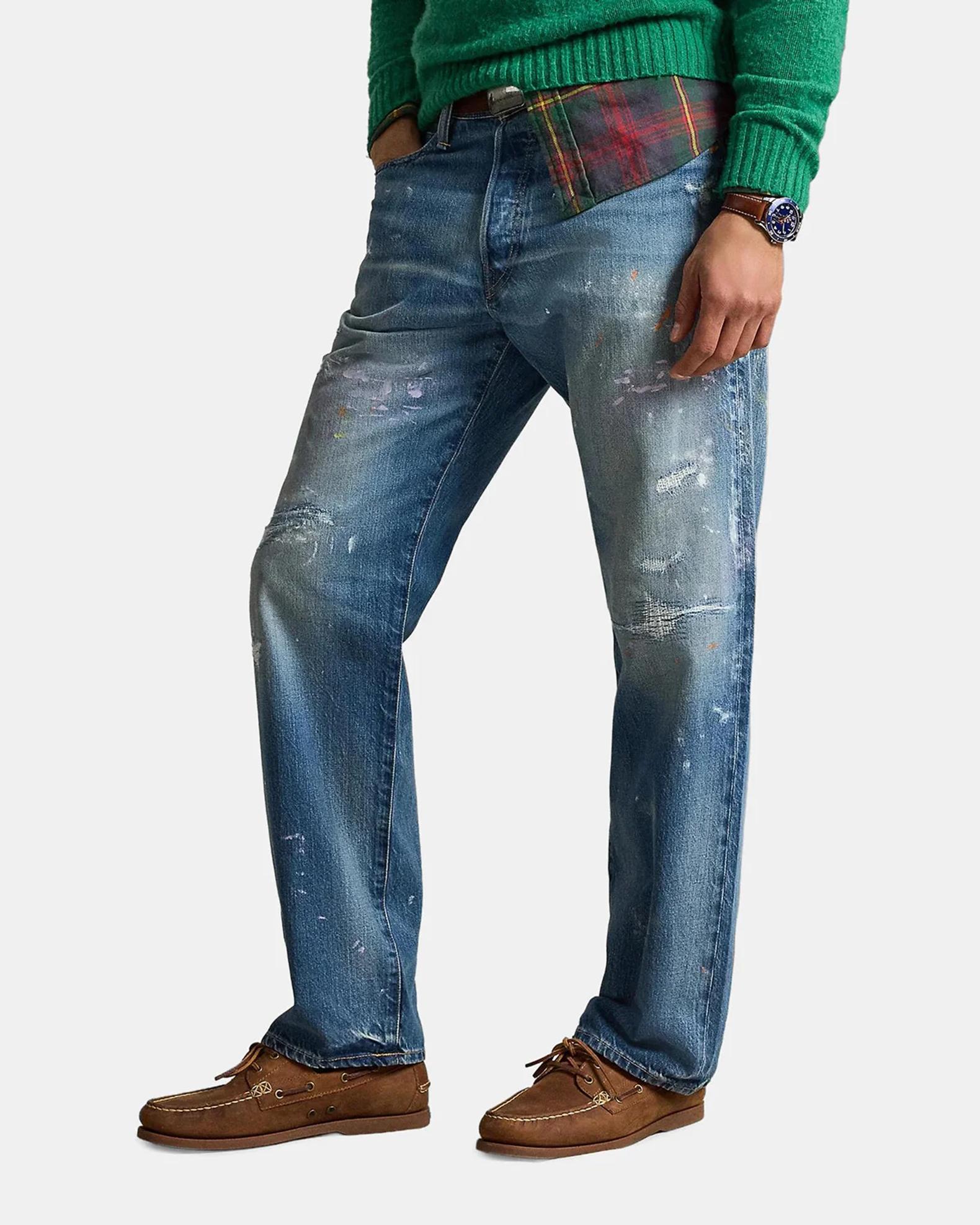 【Ralph Lauren】ラルフローレン　ダメージ加工 31/32 Polo Ralph Lauren Men's Vintage Classic Distressed Jeans | Neiman