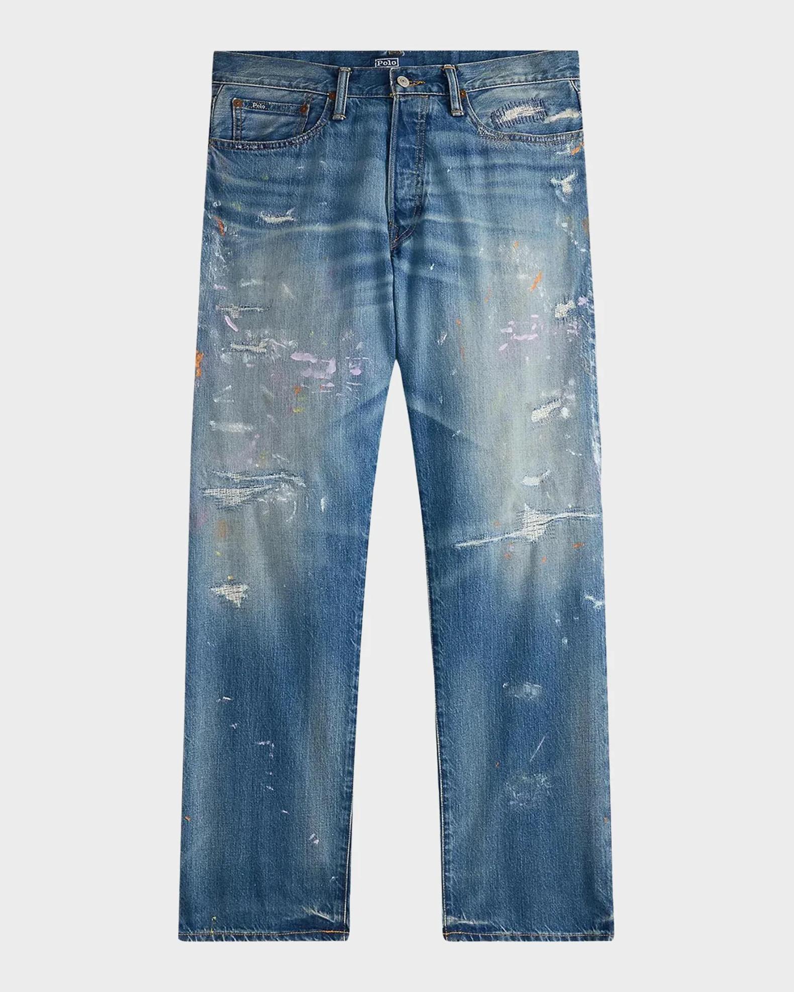 Polo Ralph Lauren Men's Vintage Classic Distressed Jeans | Neiman