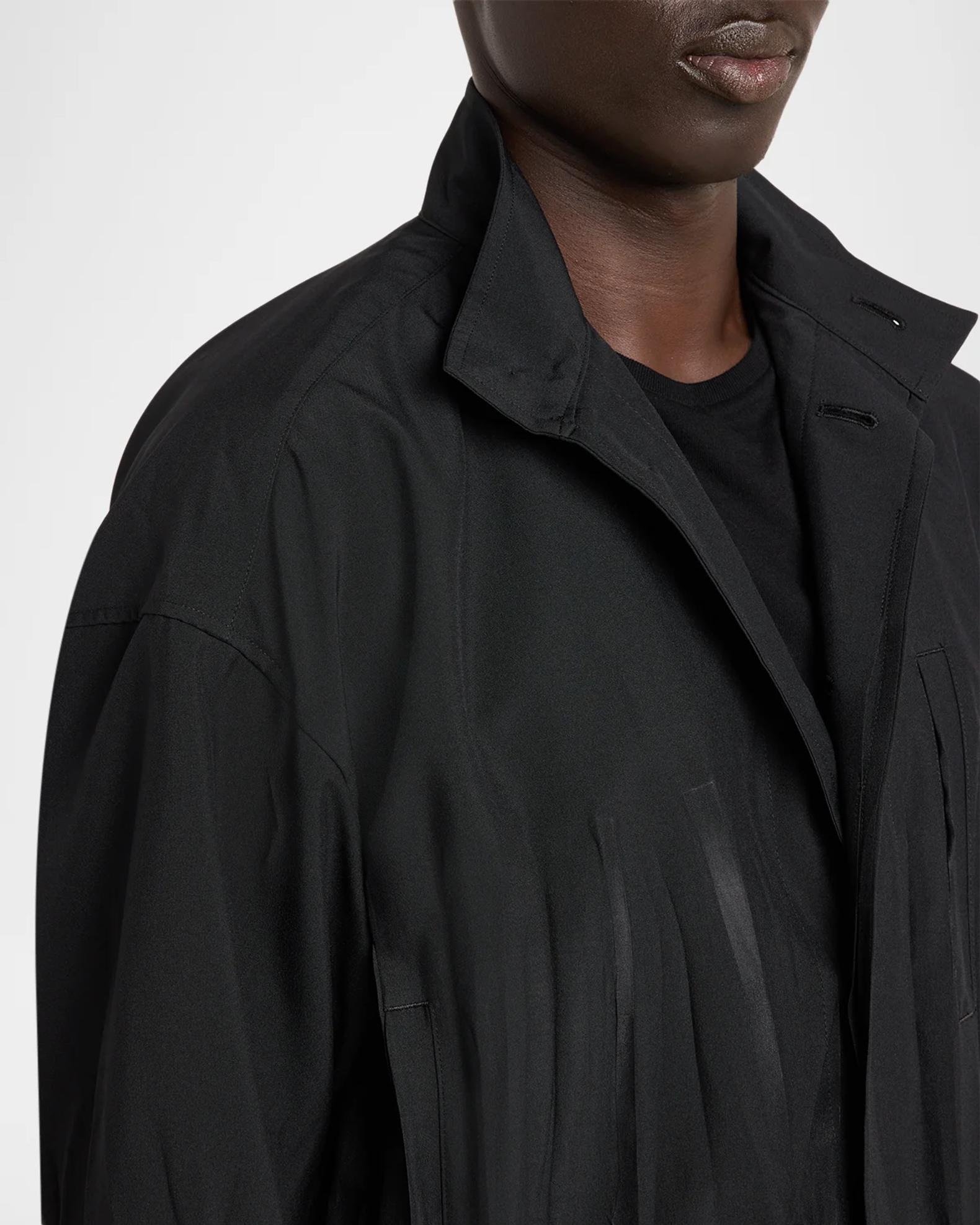 Issey Miyake Men's Waft Stand Collar Jacket | Neiman Marcus
