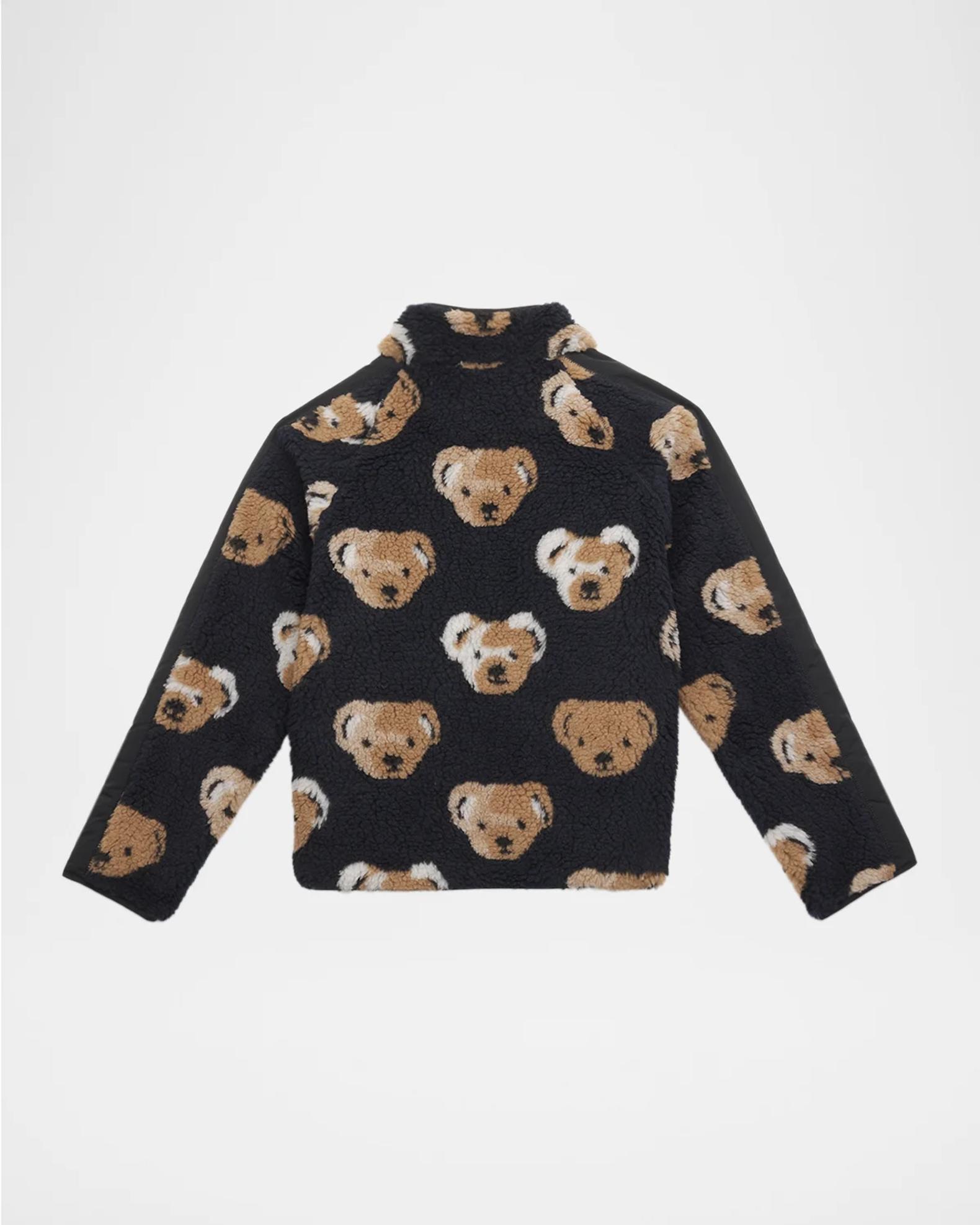 Burberry Boy's Spencer Thomas Bear Fleece Jacket, Size 4-14