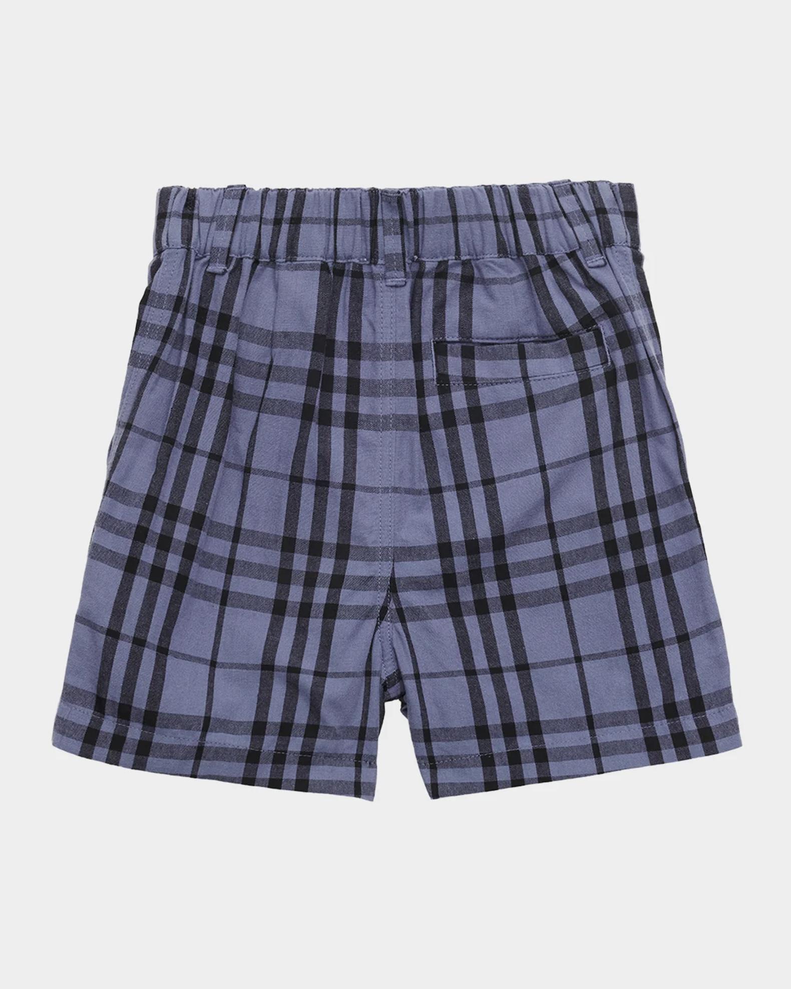 Burberry Boy's Oscar Check Cotton Shorts, Size 6M-3 | Neiman Marcus